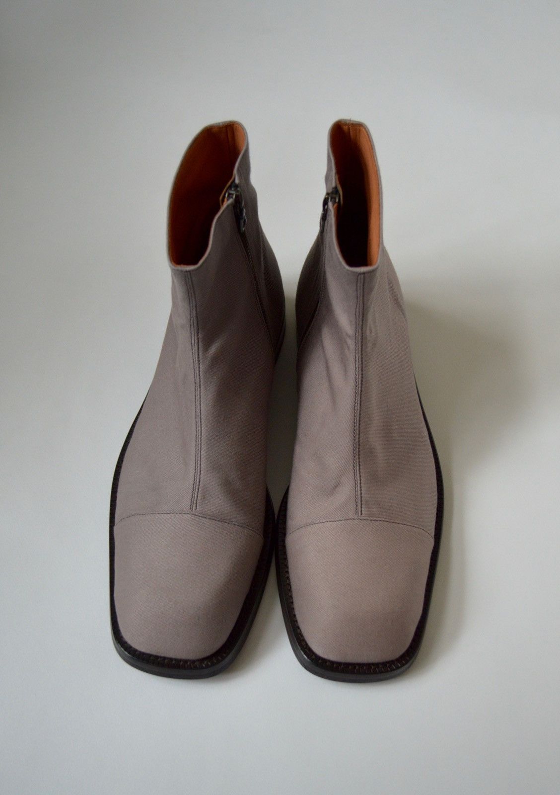 Dries Van Noten S/S 18 Square Toe Canvas Boots Size US 10 / EU 43 - 3 Thumbnail