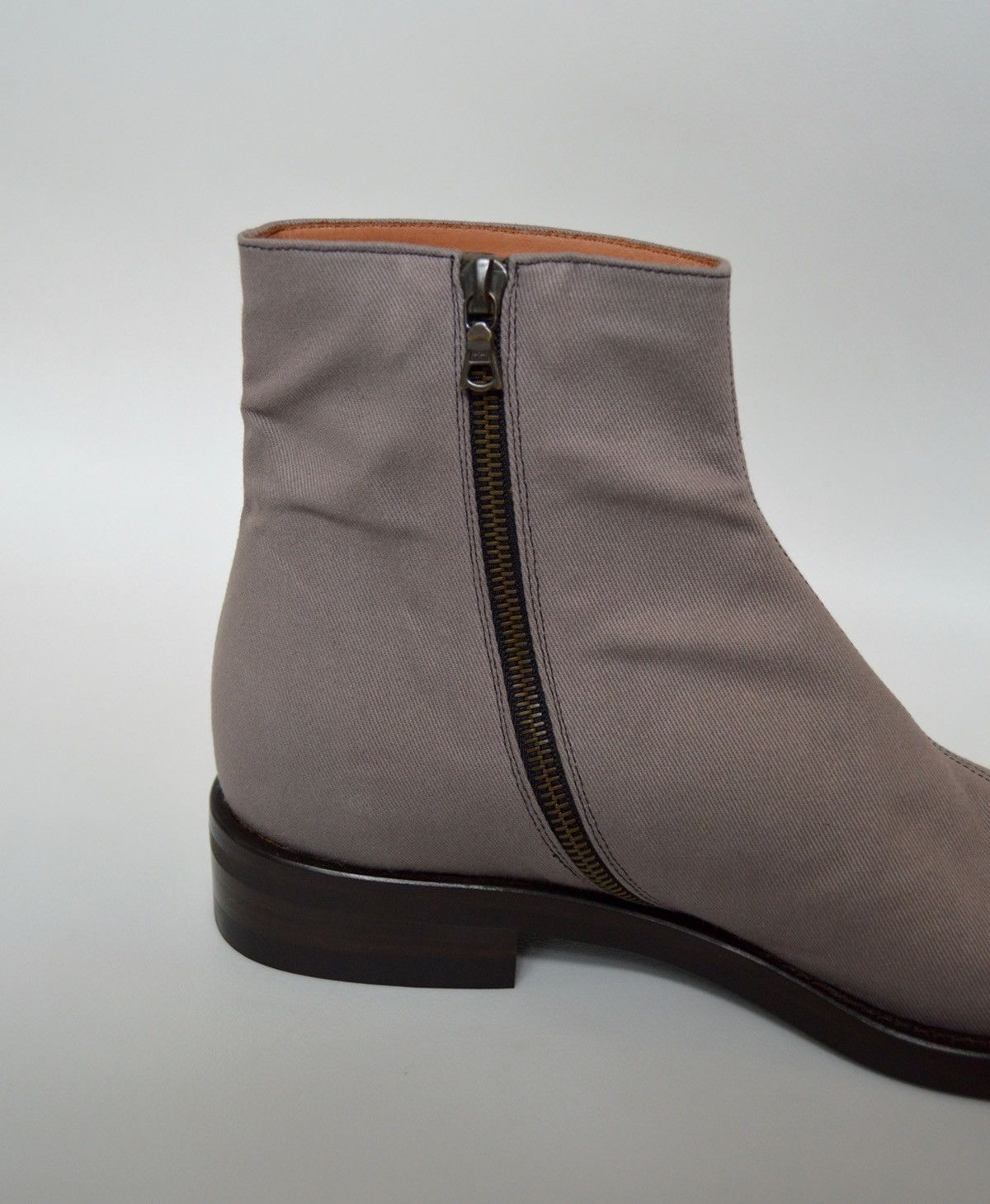 Dries Van Noten S/S 18 Square Toe Canvas Boots Size US 10 / EU 43 - 6 Thumbnail