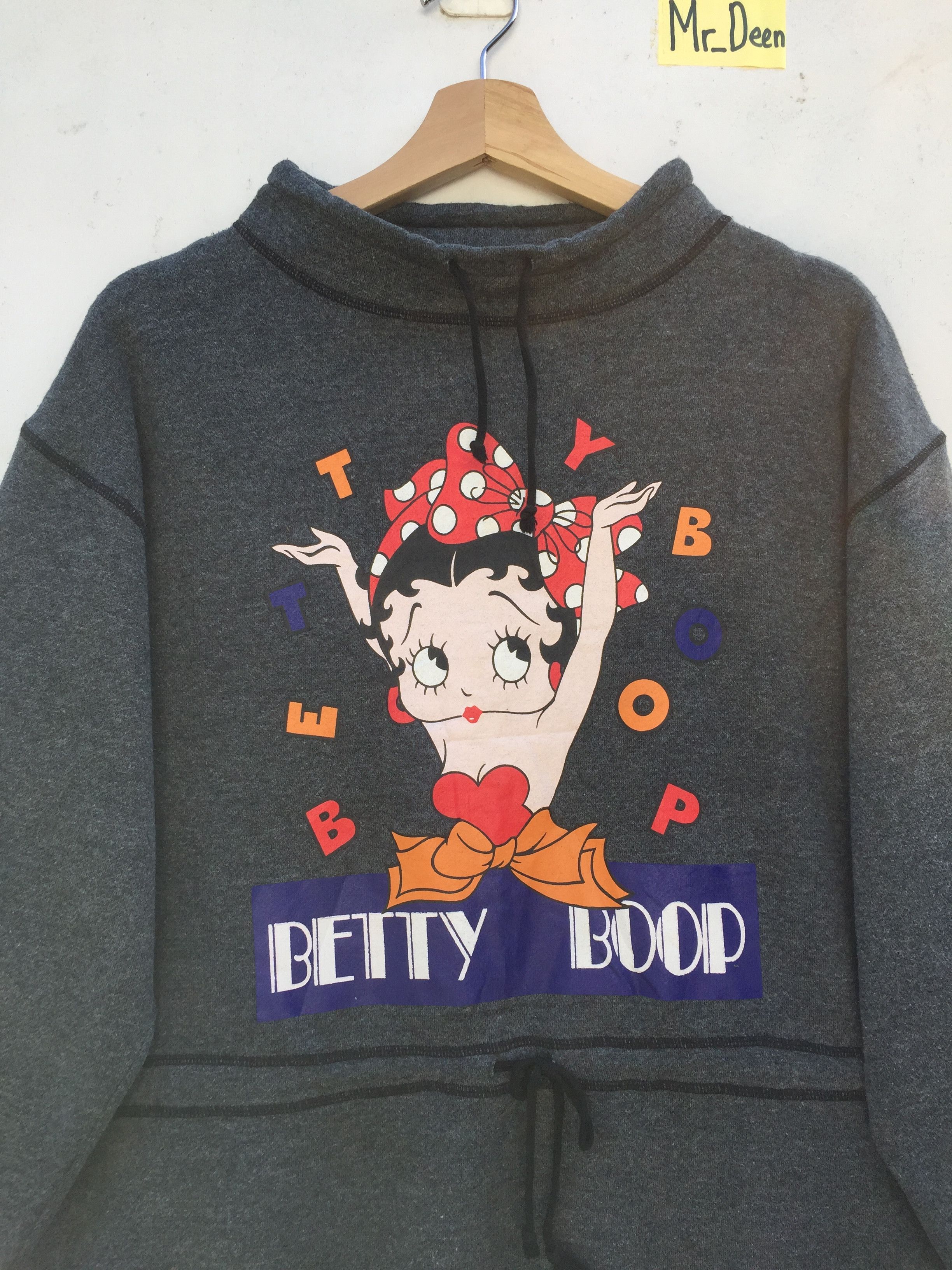 Cartoon Network Vintage BETTY BOOP Sweatshirt Jumper Big Logo Sweater Size US L / EU 52-54 / 3 - 5 Thumbnail