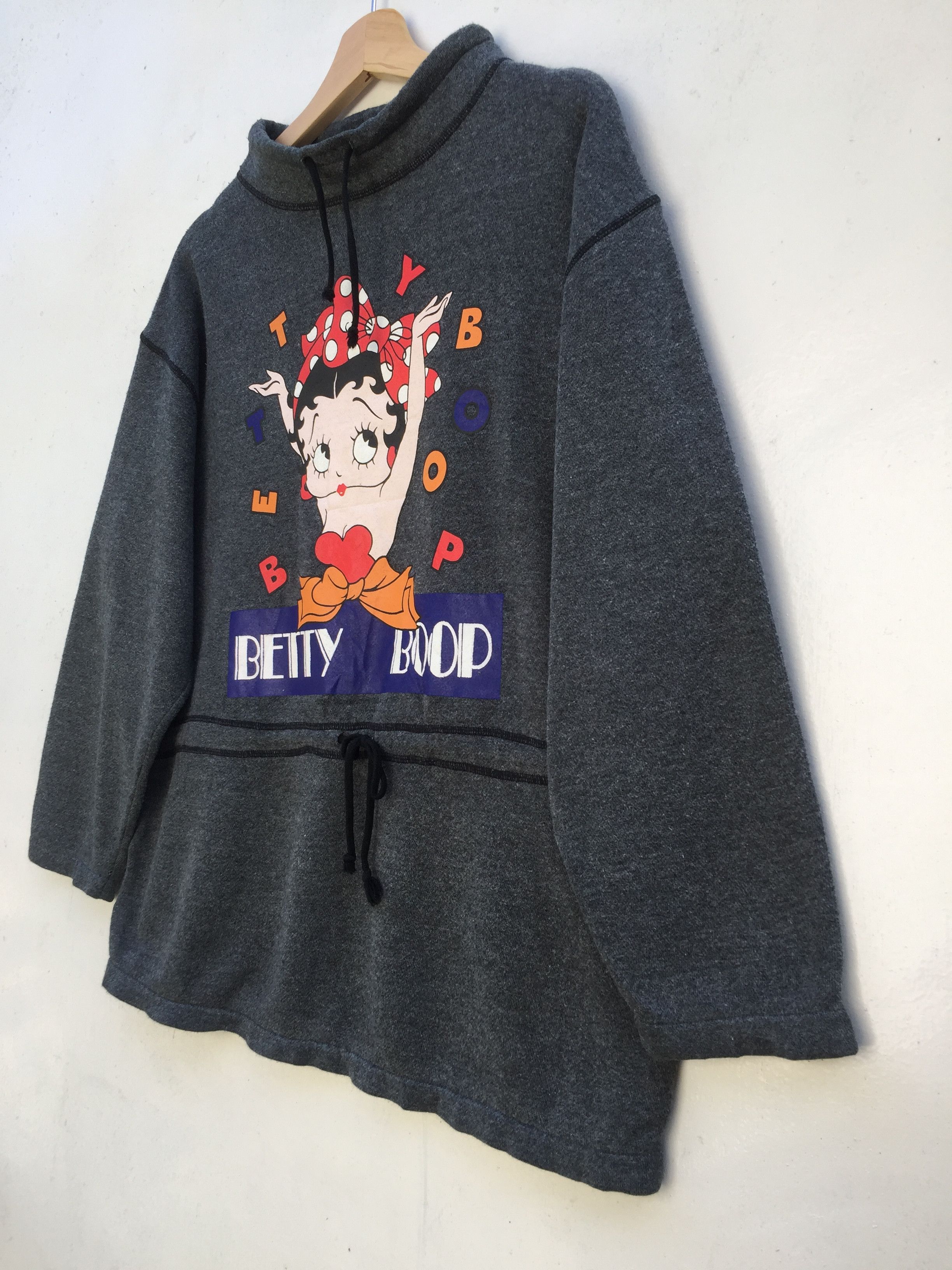 Cartoon Network Vintage BETTY BOOP Sweatshirt Jumper Big Logo Sweater Size US L / EU 52-54 / 3 - 3 Thumbnail