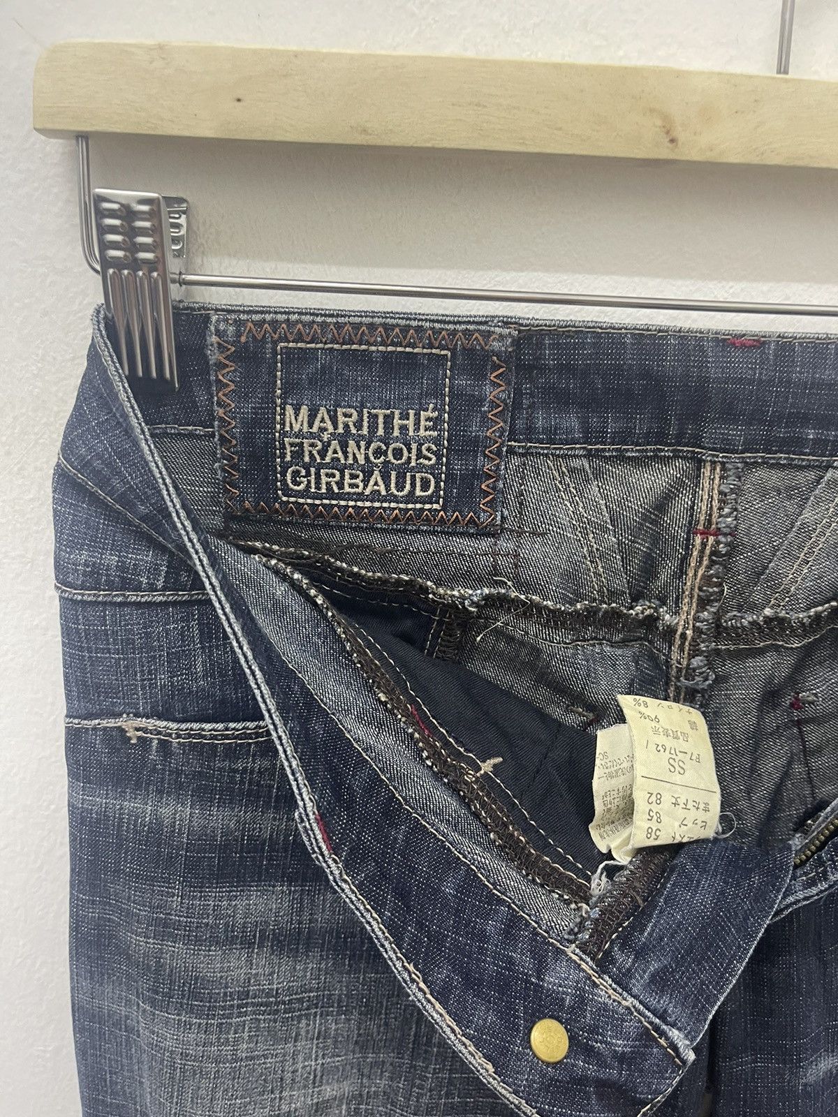 Marithe + Francois Girbaud Rare Vintage MARITHE FRANCOIS GIRBAUD Bootcut Flared Jeans Size 28" / US 6 / IT 42 - 8 Thumbnail