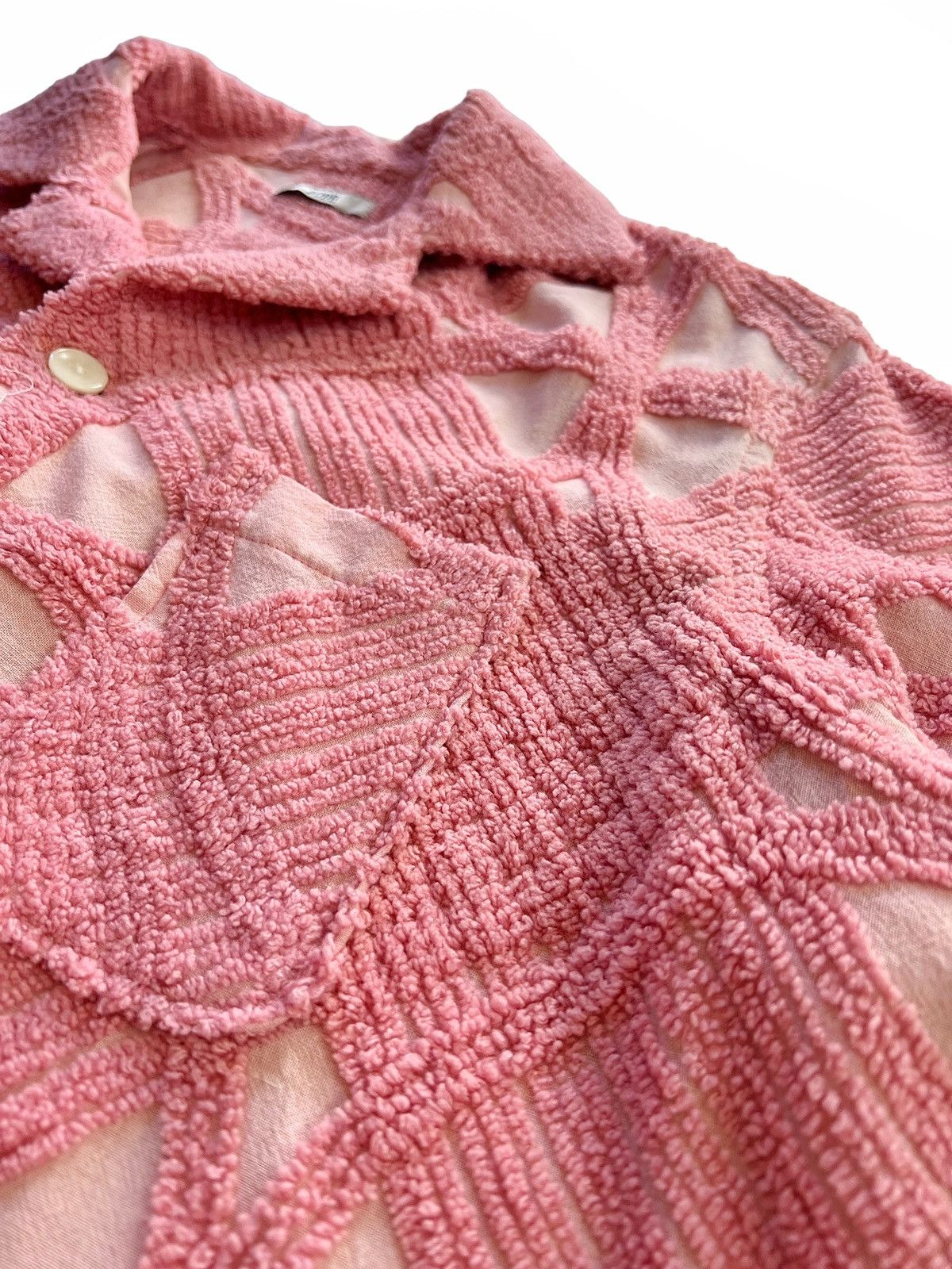 Bode PENDING Towel Chenille Linen Shirt Size US XL / EU 56 / 4 - 4 Thumbnail