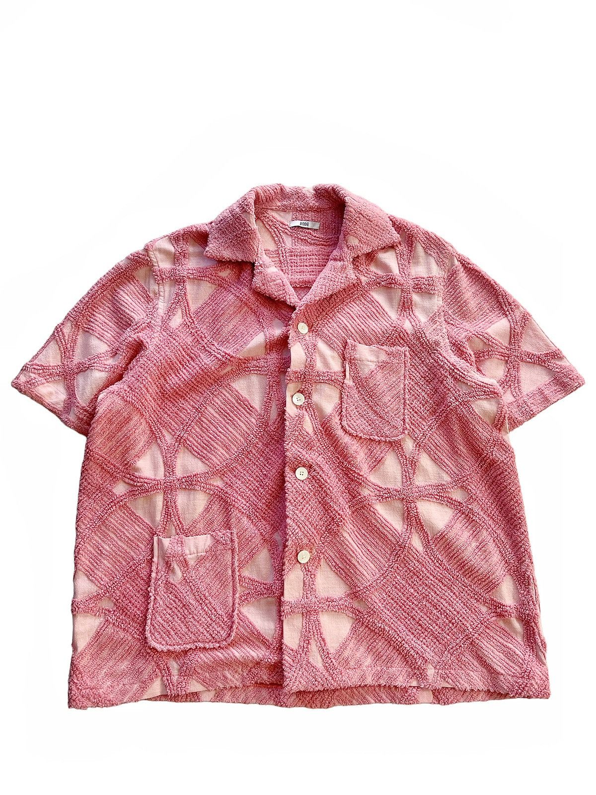 Bode PENDING Towel Chenille Linen Shirt Size US XL / EU 56 / 4 - 1 Thumbnail