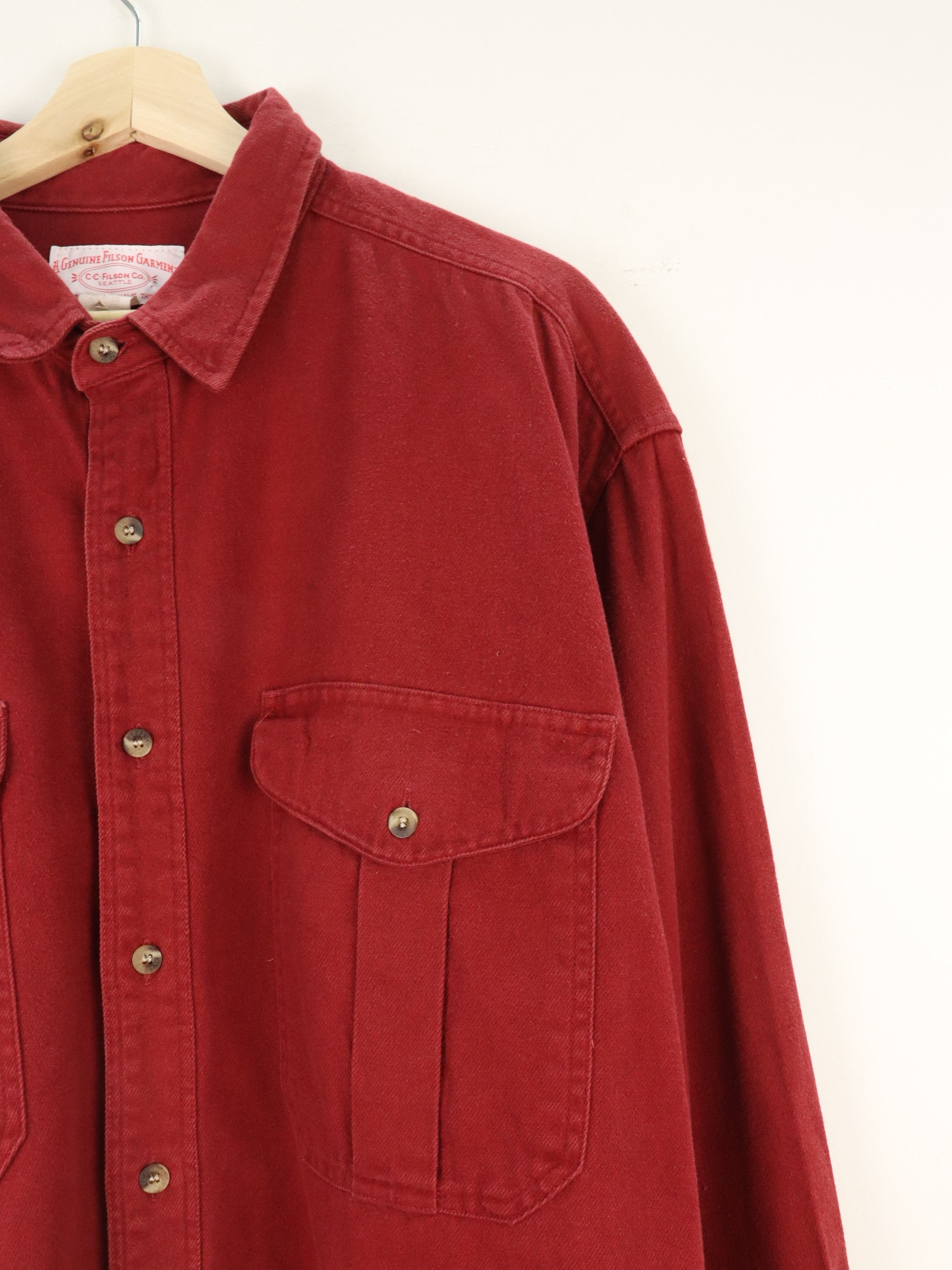 Filson × Vintage Vintage C.C. Filson Field Flannel Shirt Size US XL / EU 56 / 4 - 5 Thumbnail