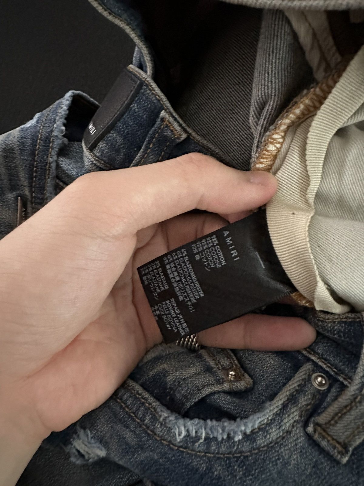 Amiri Amiri Camo Bones Denim Jeans Size US 30 / EU 46 - 5 Thumbnail