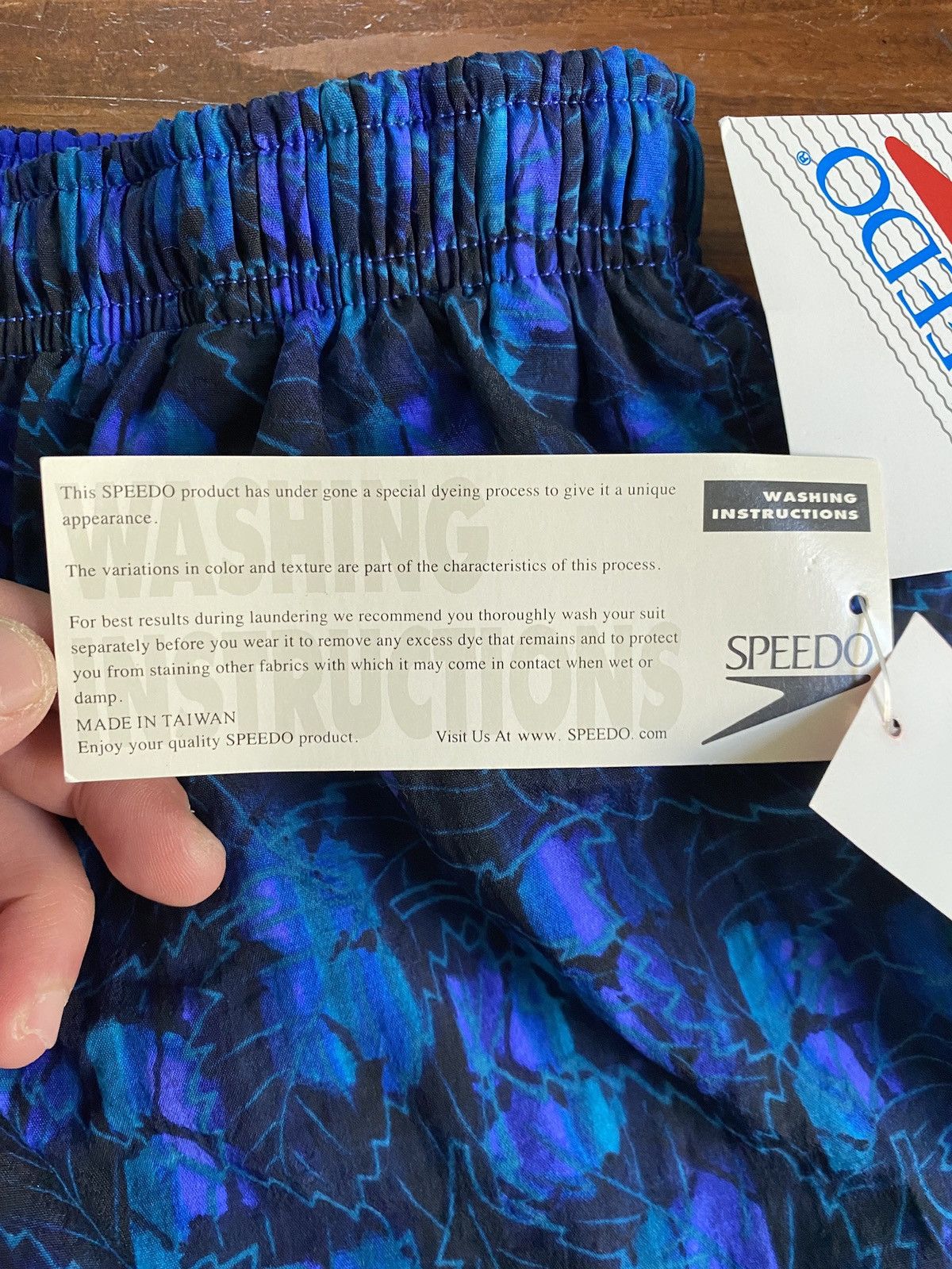 Speedo Vintage NWT 90’s Speedo Swim Trunk Shorts Size US 33 - 4 Thumbnail