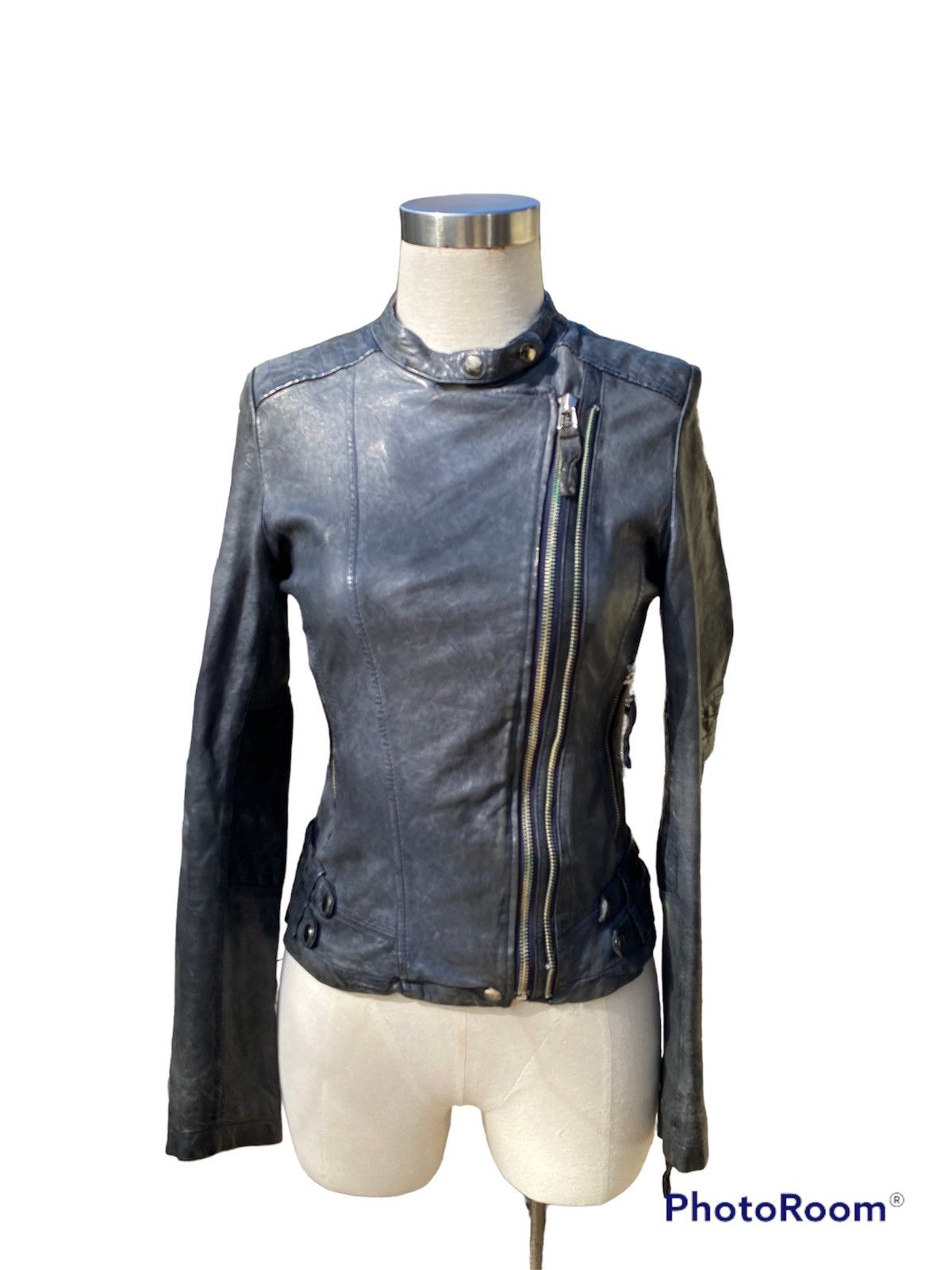 Japanese Brand × Vintage black leather sheep skin jacket Size M / US 6-8 / IT 42-44 - 1 Thumbnail
