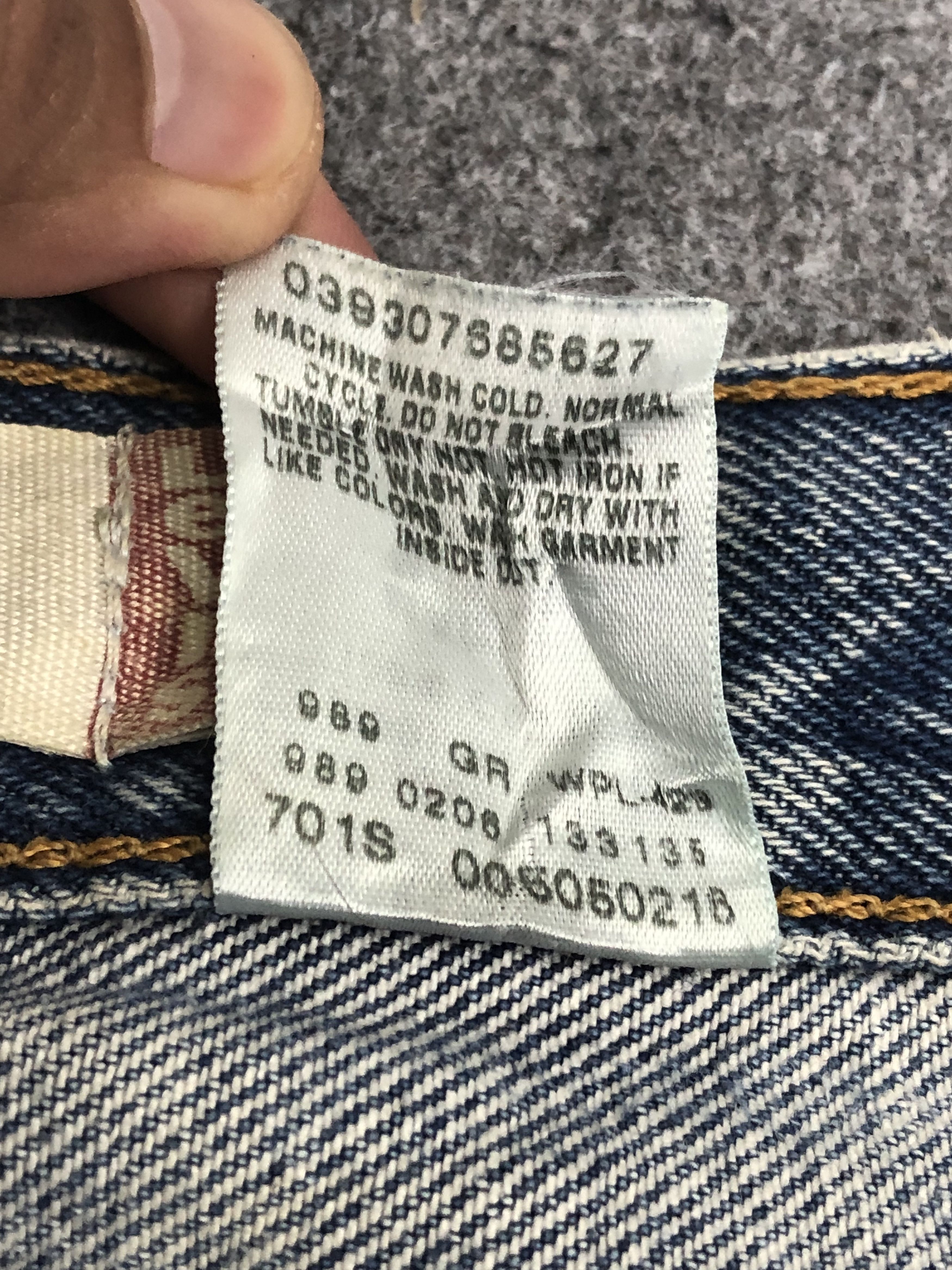 Levi's Vintage Levis 505 Faded Blue Jeans DP1577 Size US 37 - 6 Thumbnail