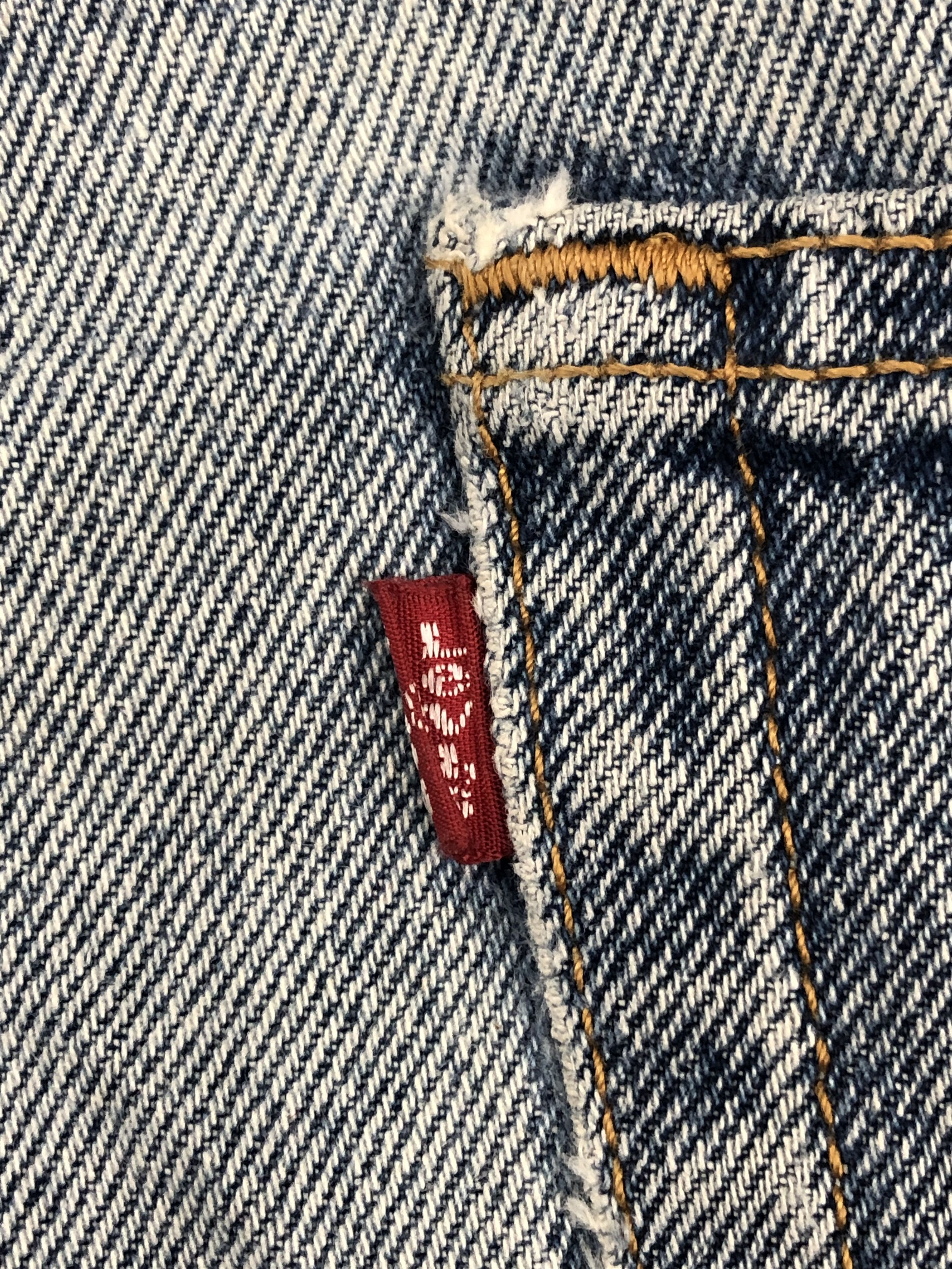Levi's Vintage Levis 505 Faded Blue Jeans DP1577 Size US 37 - 8 Thumbnail