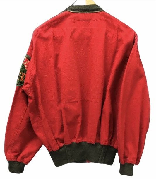 Pink House 🔥Pink House🇯🇵Logo Patchwork MA-1 Bomber Varsity Jacket Size US L / EU 52-54 / 3 - 8 Thumbnail
