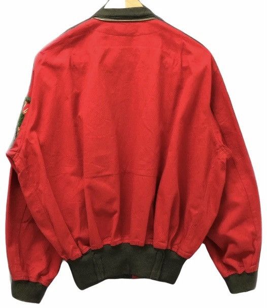 Pink House 🔥Pink House🇯🇵Logo Patchwork MA-1 Bomber Varsity Jacket Size US L / EU 52-54 / 3 - 5 Thumbnail