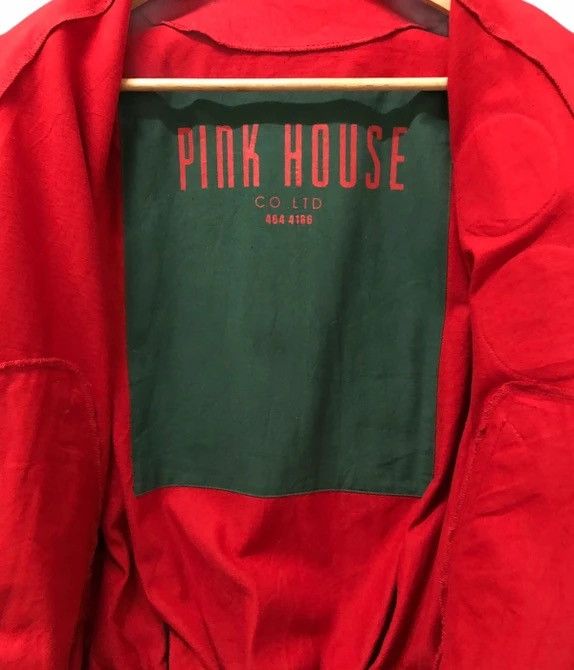 Pink House 🔥Pink House🇯🇵Logo Patchwork MA-1 Bomber Varsity Jacket Size US L / EU 52-54 / 3 - 9 Thumbnail