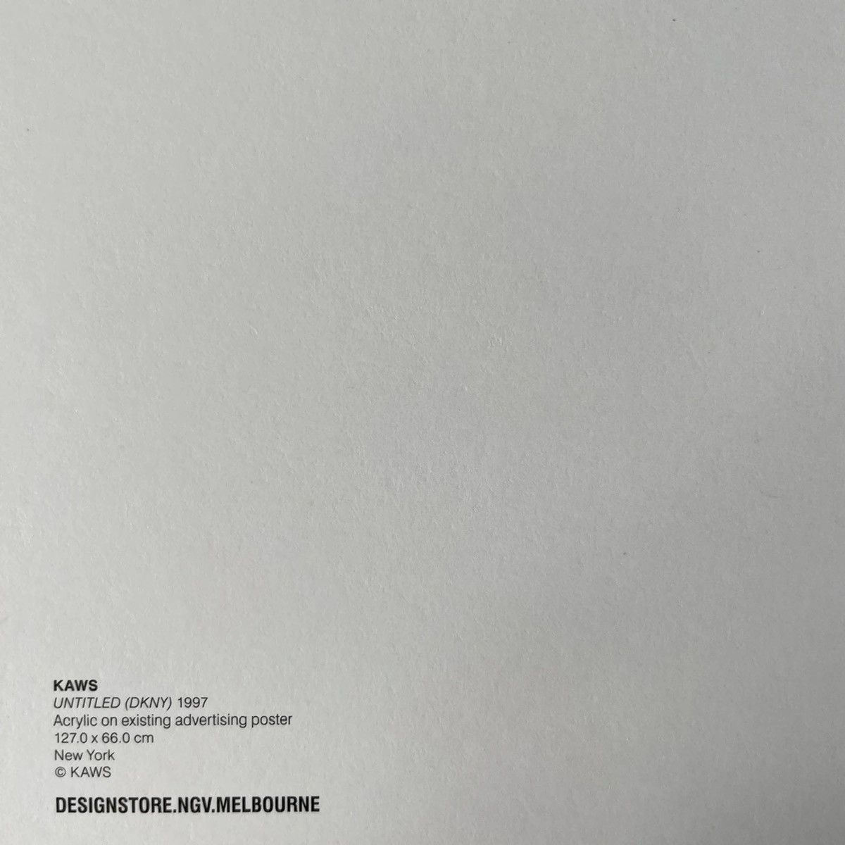 Kaws Kaws Acrylic DKNY Advertisement Poster Size ONE SIZE - 2 Thumbnail
