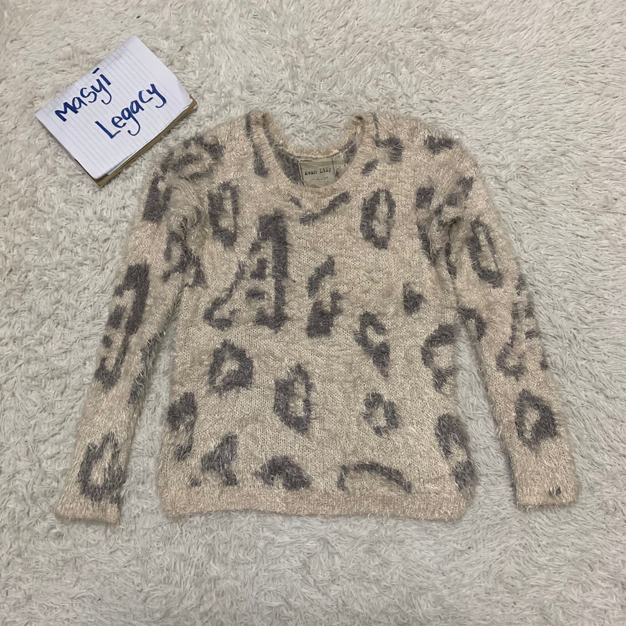 Japanese Brand Avan Lily mohair sweater Size S / US 4 / IT 40 - 1 Thumbnail