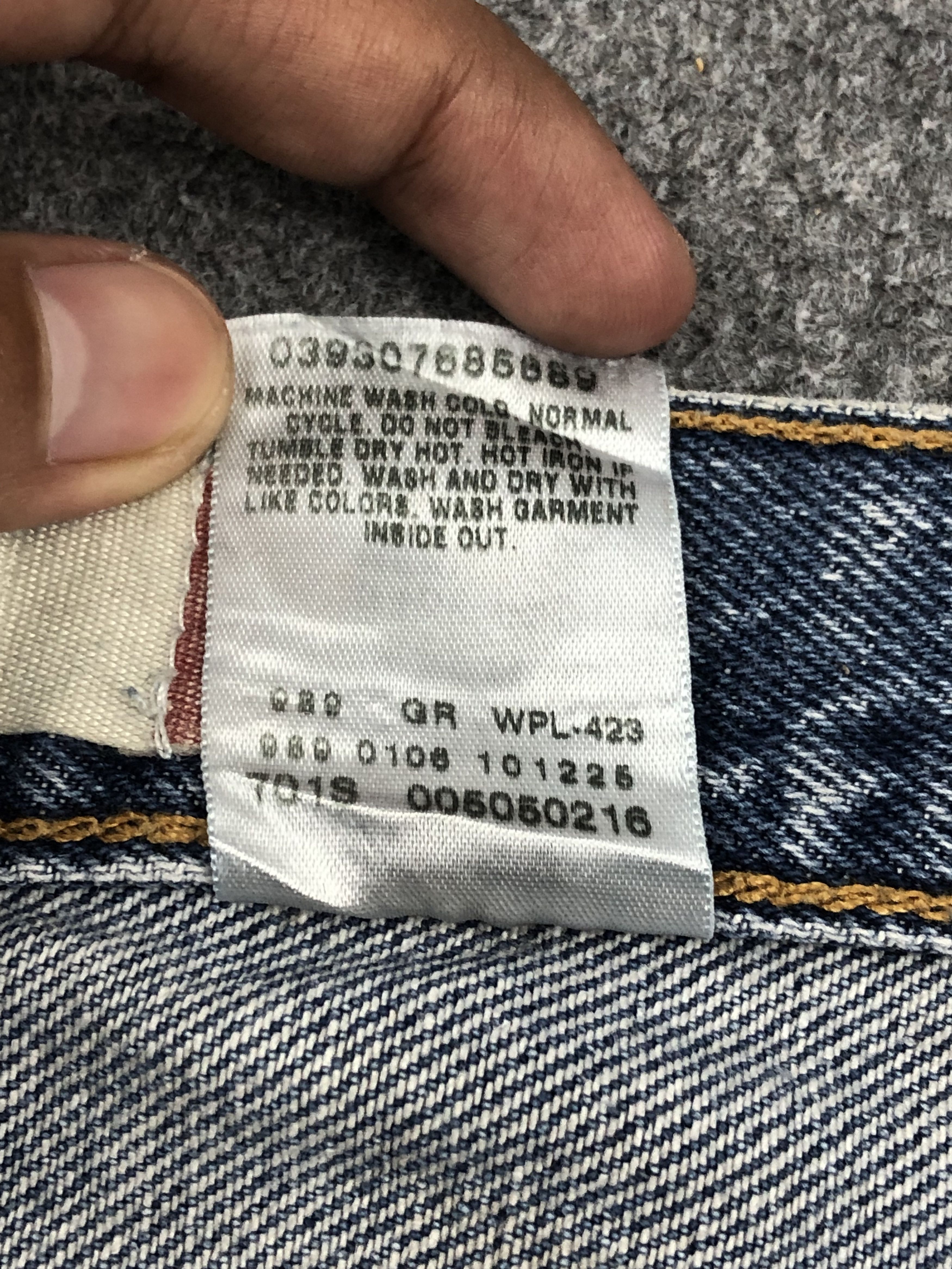 Levi's Vintage Levis 505 Faded Blue Jeans DP1578 Size US 38 / EU 54 - 7 Thumbnail