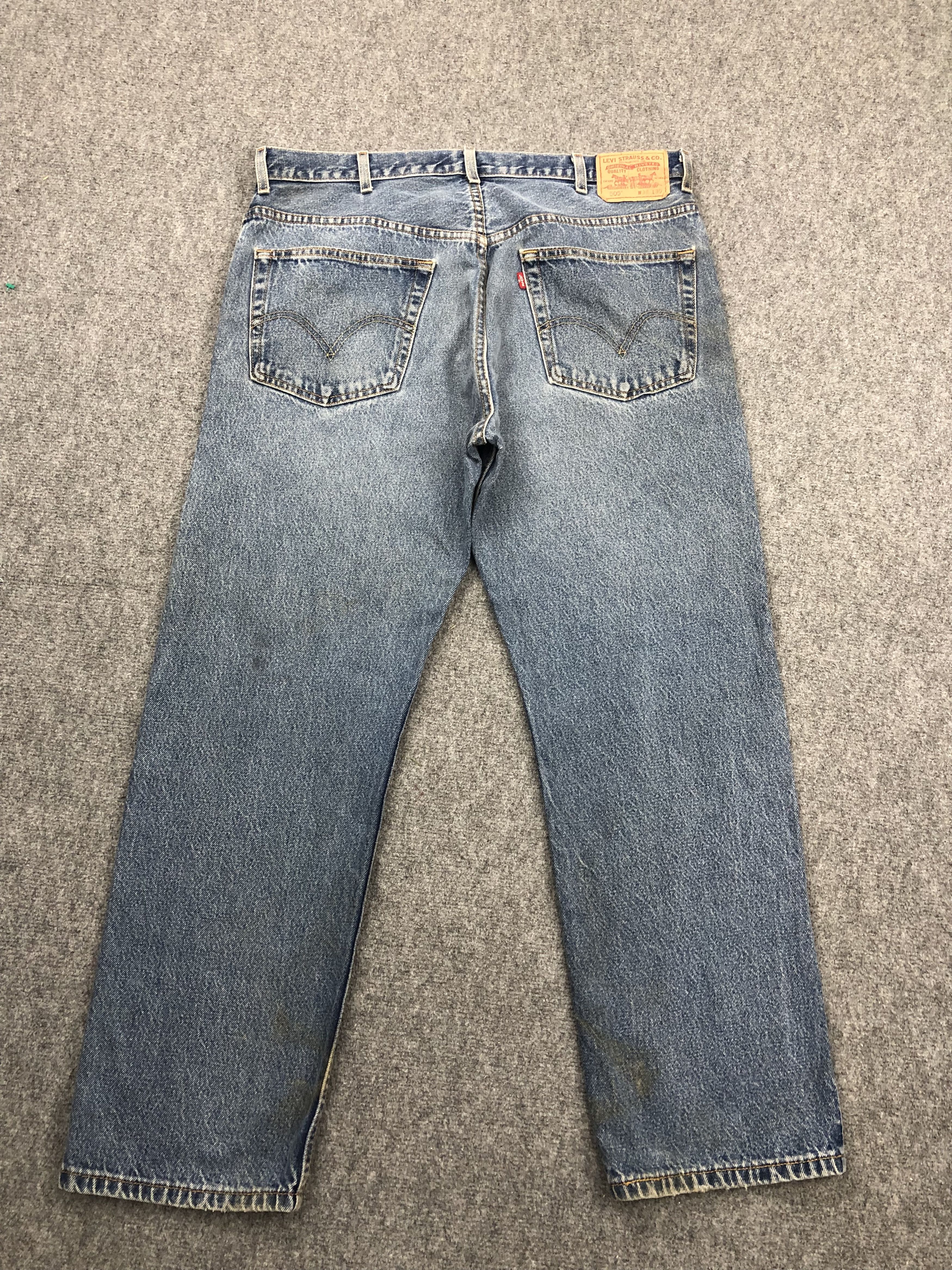 Levi's Vintage Levis 505 Faded Blue Jeans DP1578 Size US 38 / EU 54 - 3 Thumbnail
