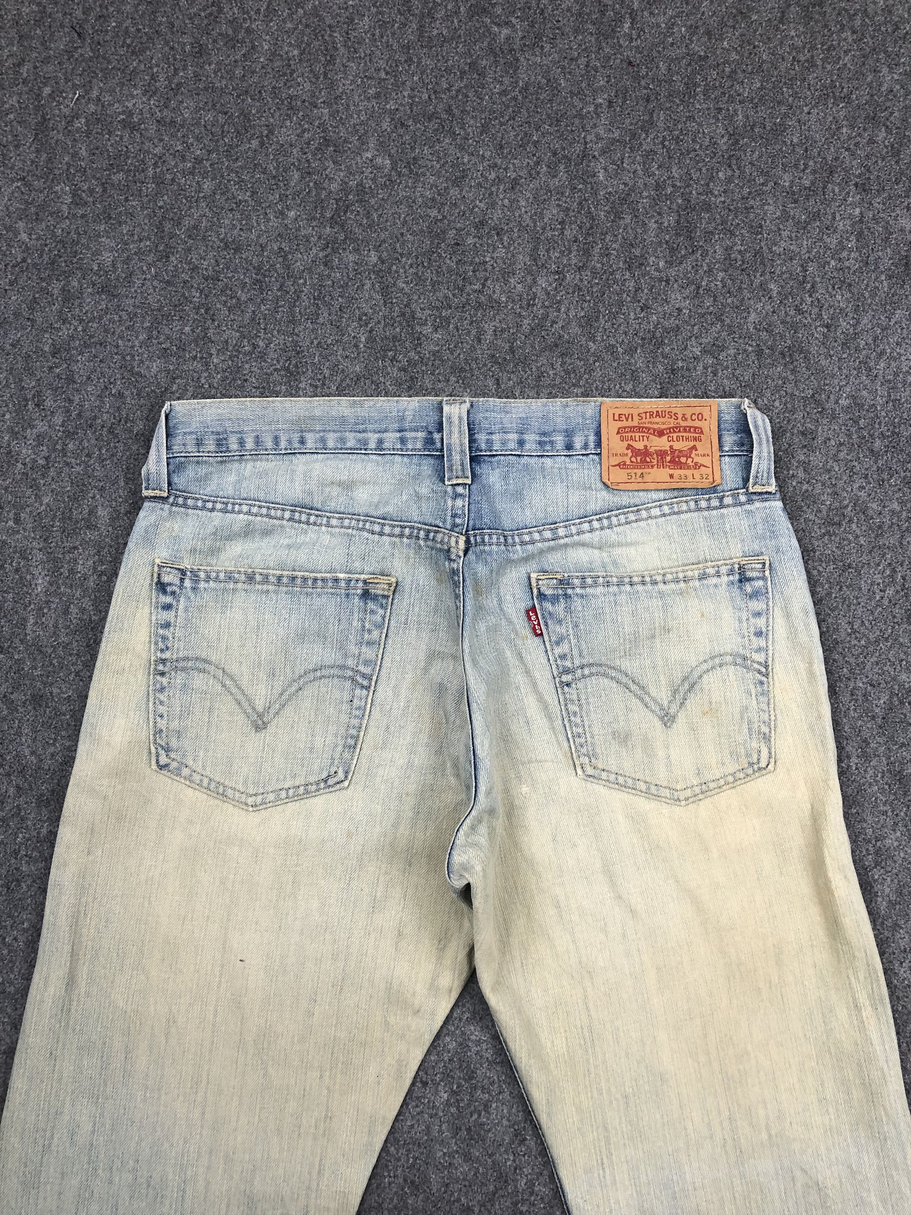 Levi's Vintage Levis 514 Light Wash Jeans DP1580 Size US 34 / EU 50 - 4 Thumbnail