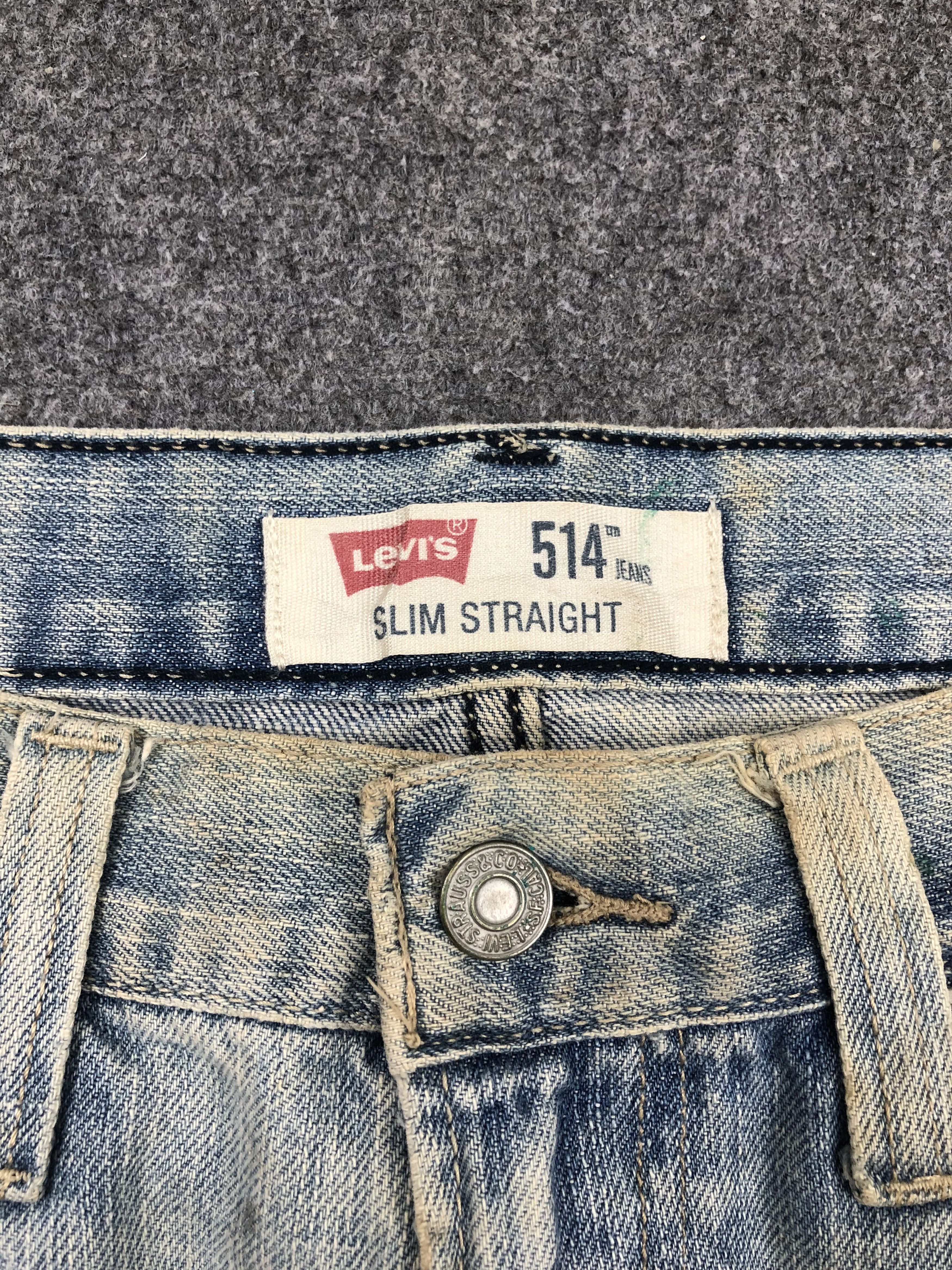 Levi's Vintage Levis 514 Light Wash Jeans DP1580 Size US 34 / EU 50 - 7 Thumbnail