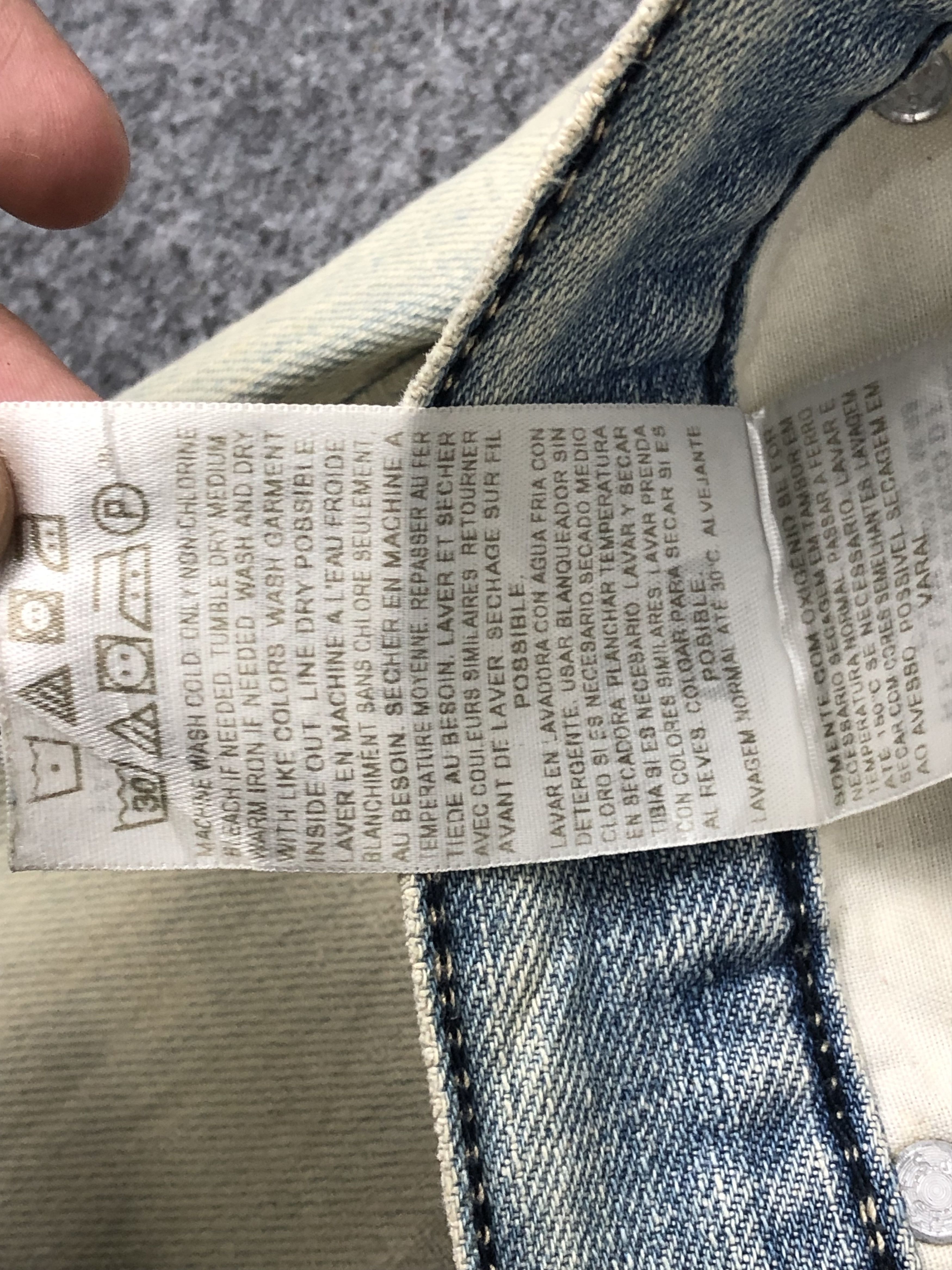 Levi's Vintage Levis 514 Light Wash Jeans DP1580 Size US 34 / EU 50 - 10 Thumbnail