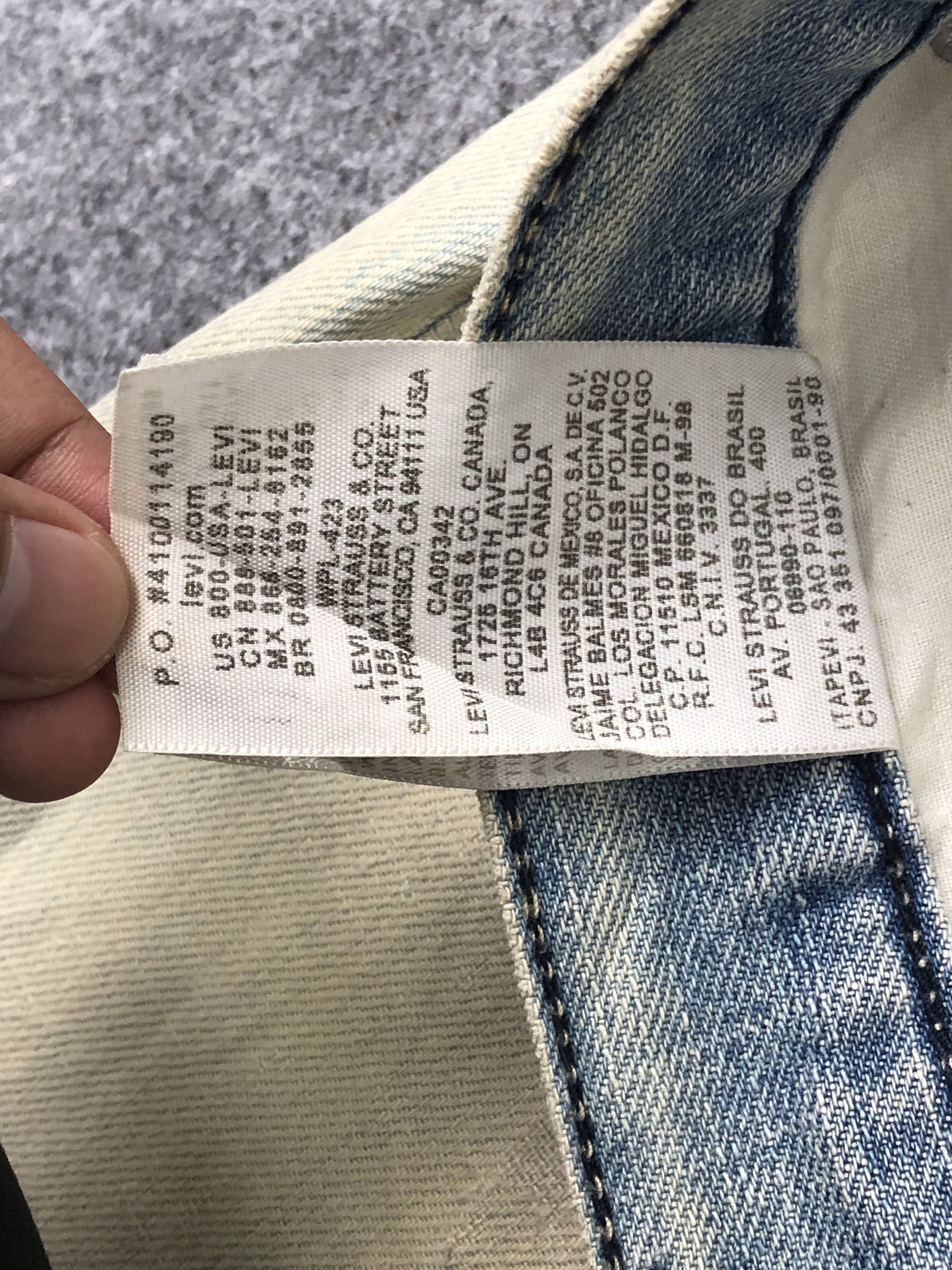 Levi's Vintage Levis 514 Light Wash Jeans DP1580 Size US 34 / EU 50 - 11 Thumbnail
