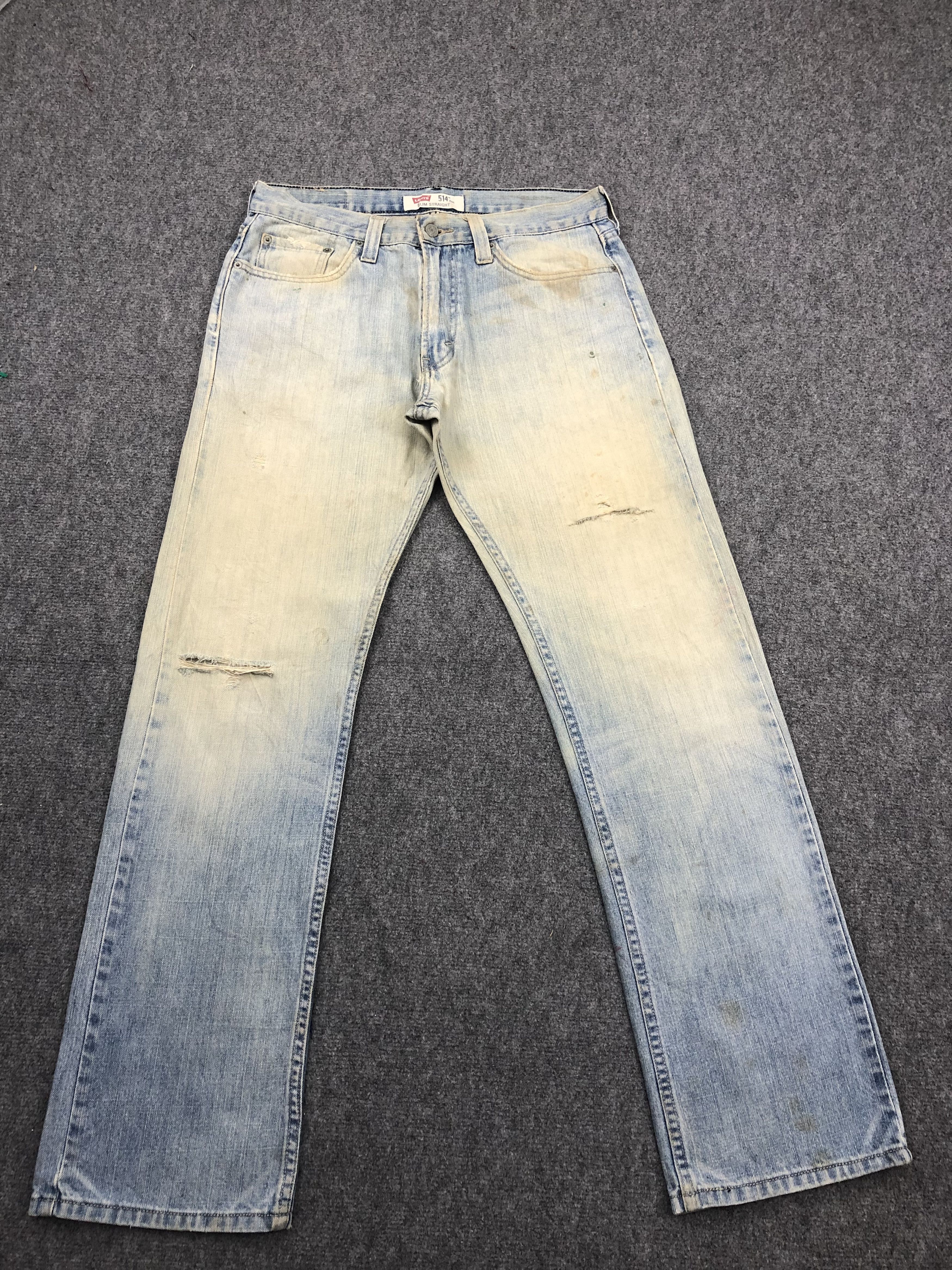 Levi's Vintage Levis 514 Light Wash Jeans DP1580 Size US 34 / EU 50 - 1 Thumbnail