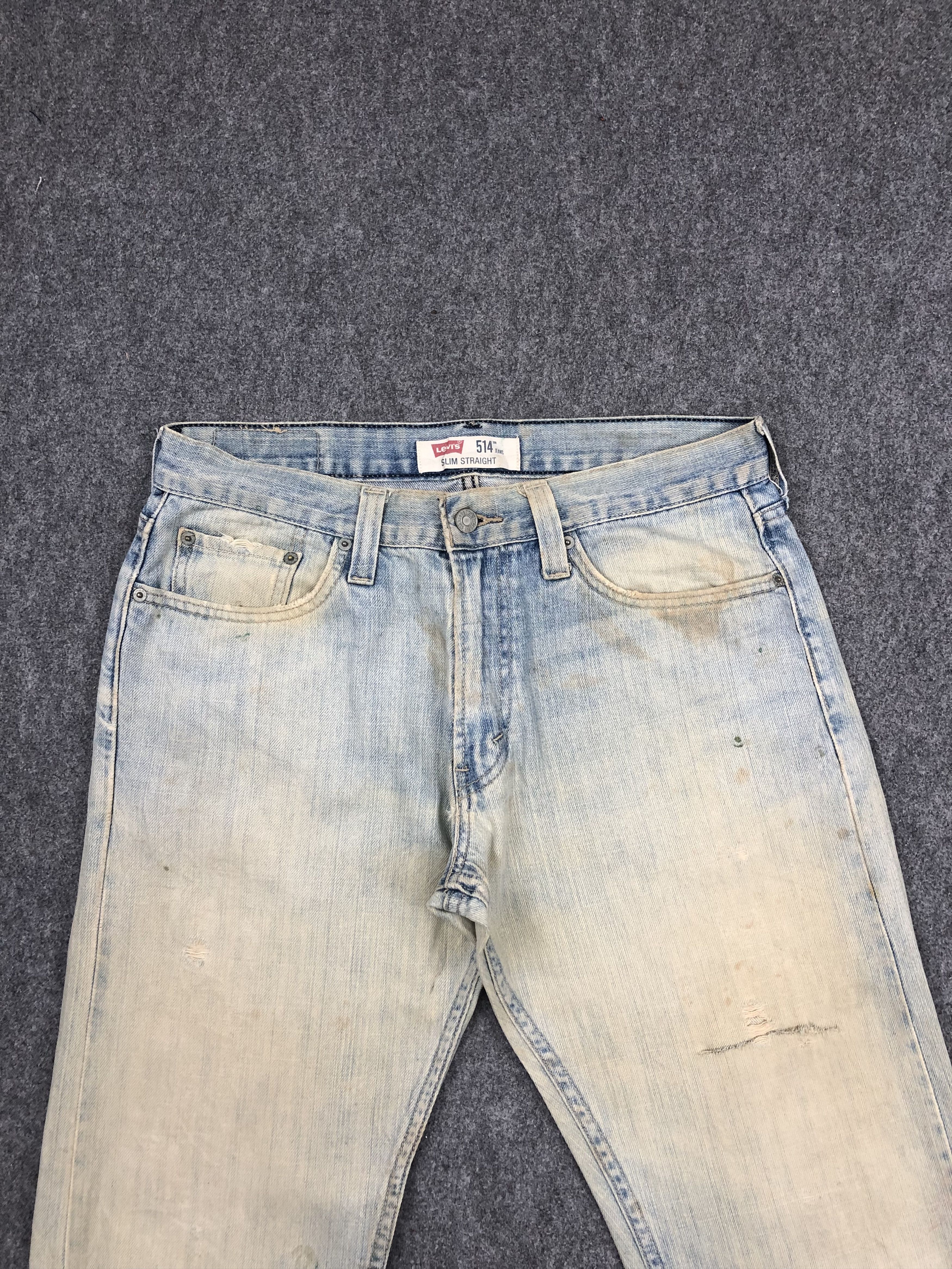 Levi's Vintage Levis 514 Light Wash Jeans DP1580 Size US 34 / EU 50 - 2 Thumbnail