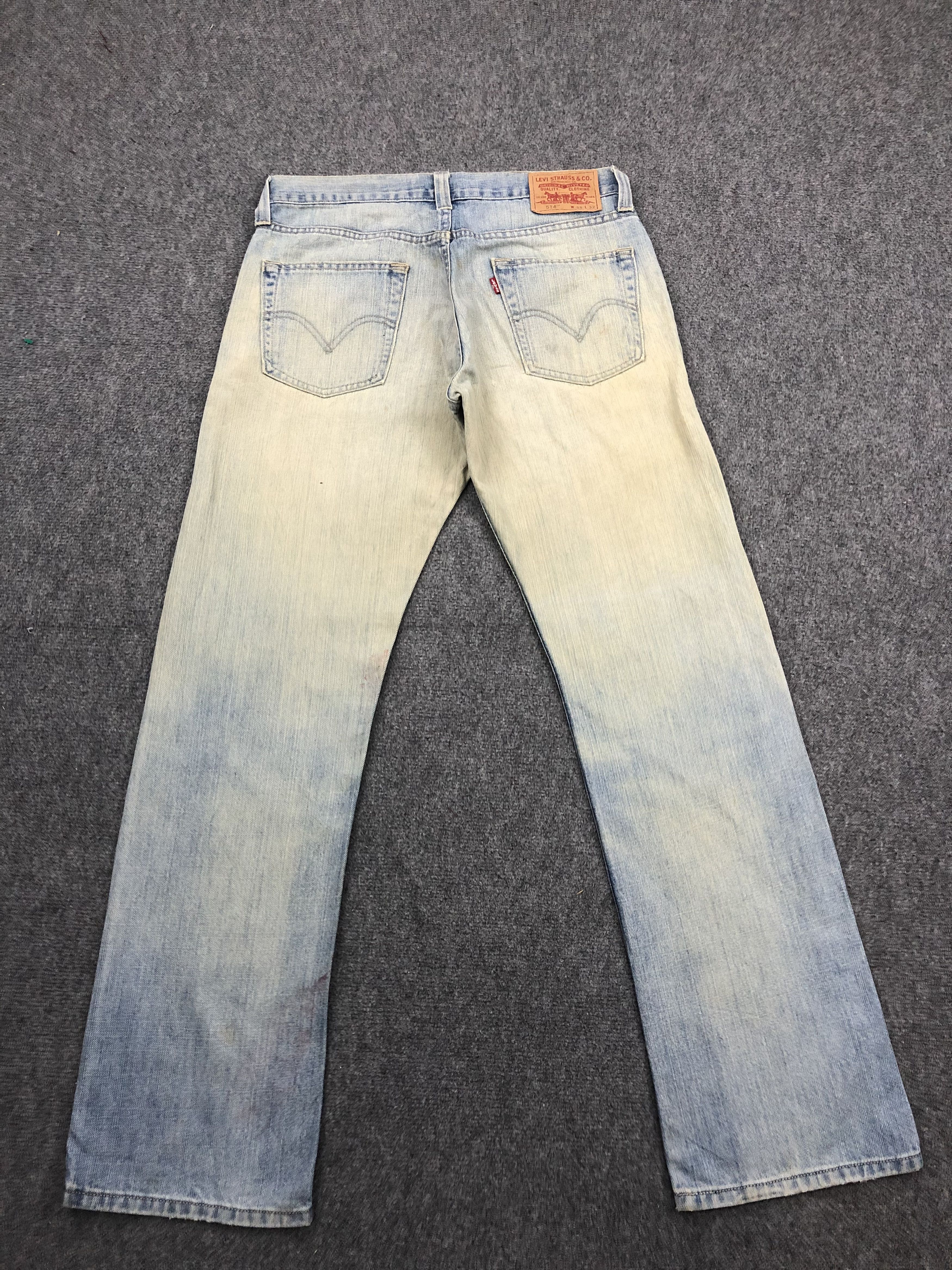 Levi's Vintage Levis 514 Light Wash Jeans DP1580 Size US 34 / EU 50 - 3 Thumbnail