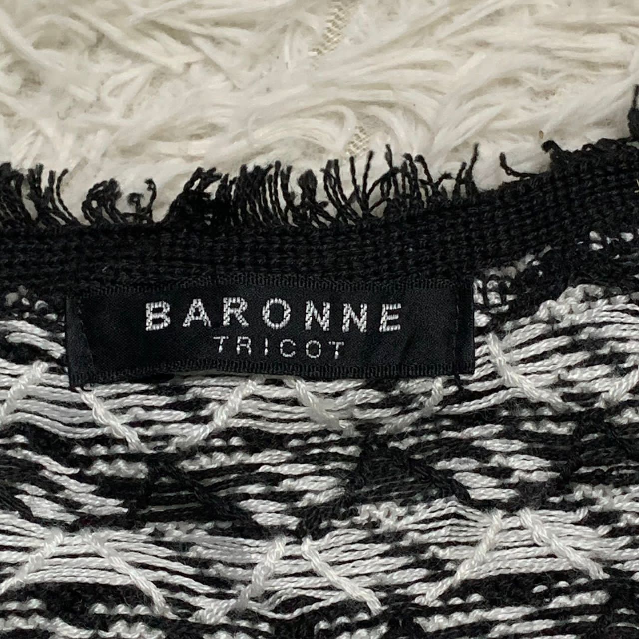 Japanese Brand Baronne Tricot knit crop jacket made in Japan Size M / US 6-8 / IT 42-44 - 8 Thumbnail
