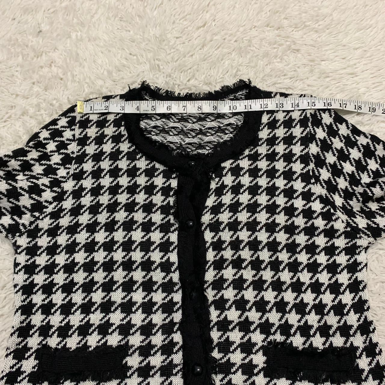 Japanese Brand Baronne Tricot knit crop jacket made in Japan Size M / US 6-8 / IT 42-44 - 6 Thumbnail
