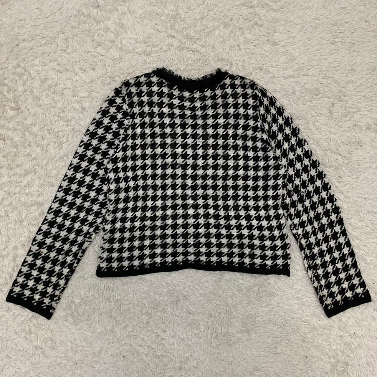 Japanese Brand Baronne Tricot knit crop jacket made in Japan Size M / US 6-8 / IT 42-44 - 2 Thumbnail
