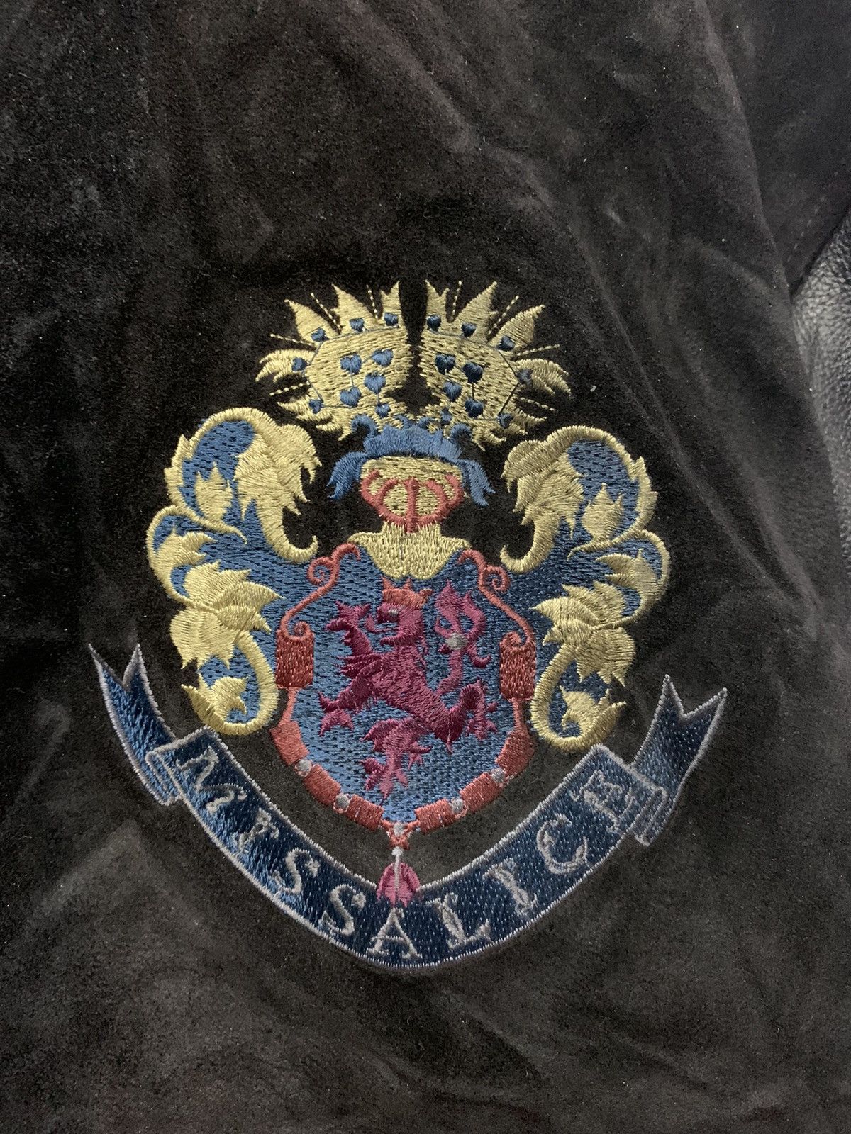 Genuine Leather 🔥RARE COWHIDE LEATHER VARSITY JACKETS EMBROIDERY LOGO Size US L / EU 52-54 / 3 - 9 Thumbnail