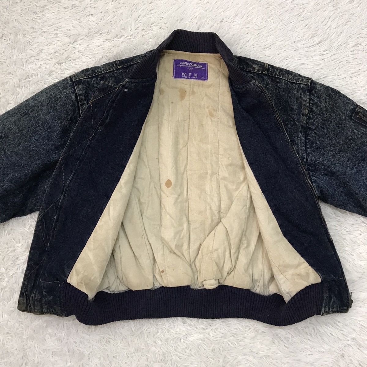Arizona Jean Co. Arizona For Men Denim Bomber Like Jacket Size US M / EU 48-50 / 2 - 16 Thumbnail