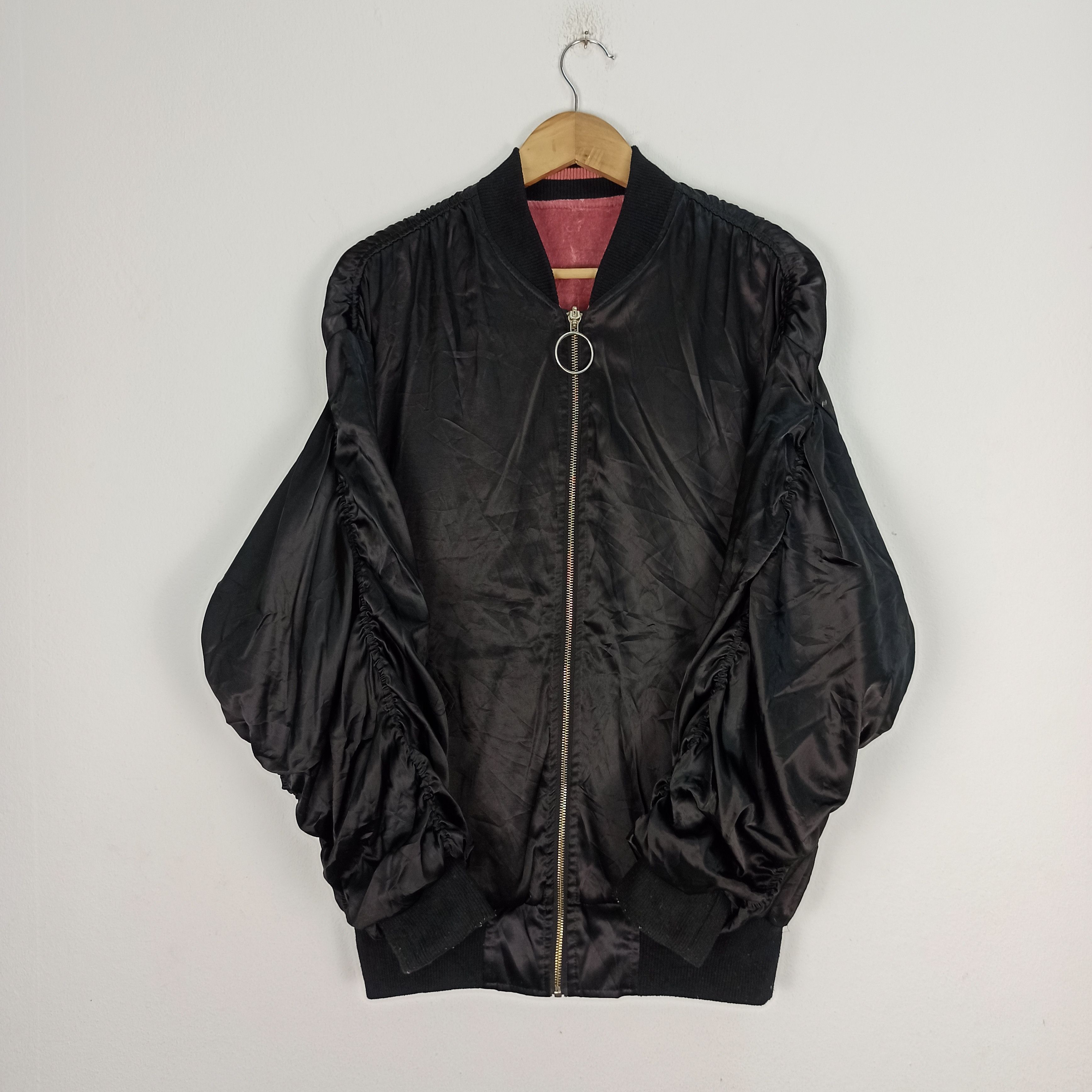 Japanese Brand Rare Reversible Sukajan Rose Logo Embroidery Bomber Size M / US 6-8 / IT 42-44 - 10 Thumbnail