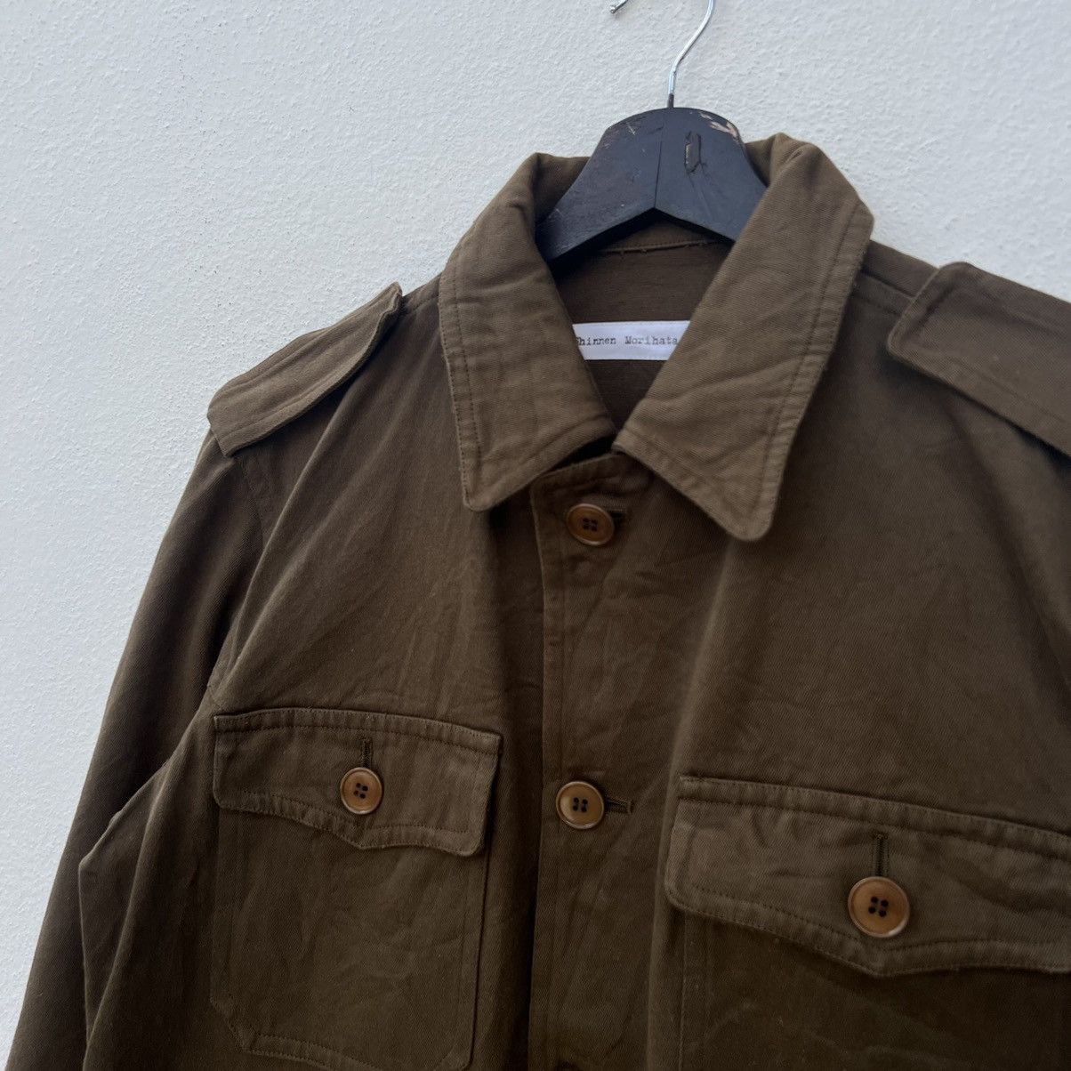 Japanese Brand SHINNEN MORIHATA HOMME HIKORY CHORE JACKET MADE IN JAPAN Size US M / EU 48-50 / 2 - 9 Thumbnail