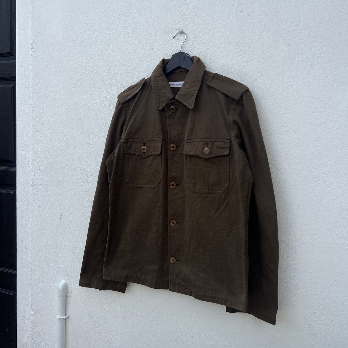 Japanese Brand SHINNEN MORIHATA HOMME HIKORY CHORE JACKET MADE IN JAPAN Size US M / EU 48-50 / 2 - 2 Thumbnail