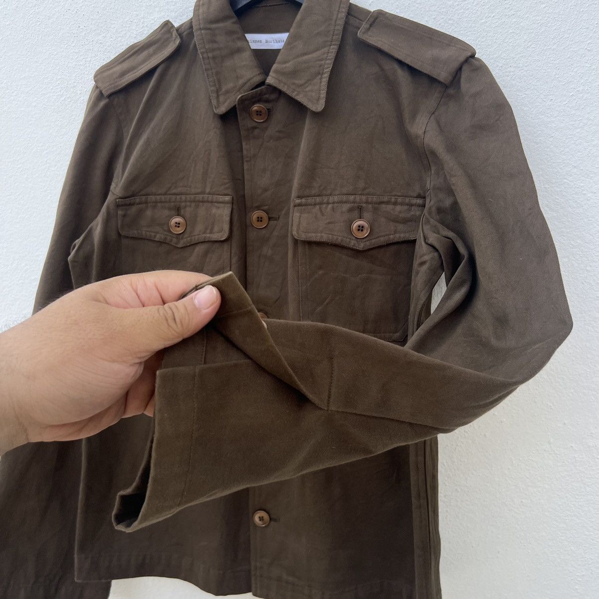 Japanese Brand SHINNEN MORIHATA HOMME HIKORY CHORE JACKET MADE IN JAPAN Size US M / EU 48-50 / 2 - 12 Thumbnail