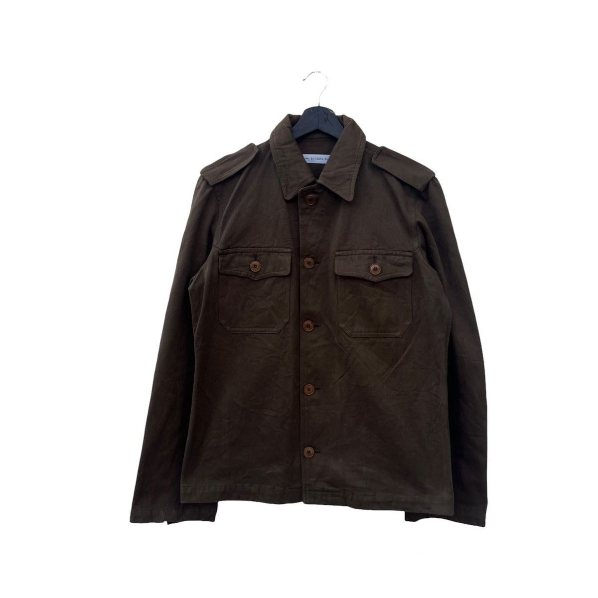 Japanese Brand SHINNEN MORIHATA HOMME HIKORY CHORE JACKET MADE IN JAPAN Size US M / EU 48-50 / 2 - 1 Thumbnail