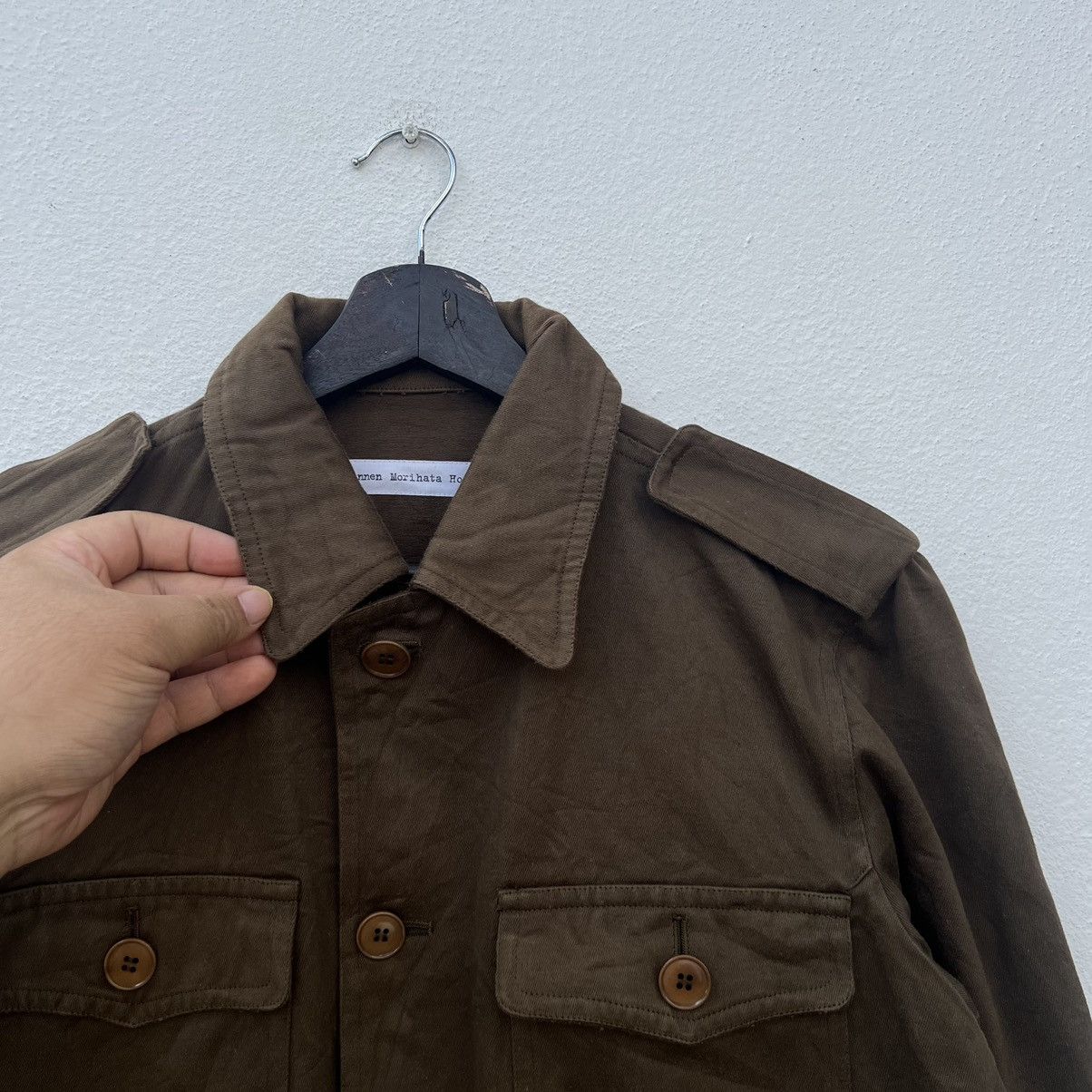 Japanese Brand SHINNEN MORIHATA HOMME HIKORY CHORE JACKET MADE IN JAPAN Size US M / EU 48-50 / 2 - 7 Thumbnail