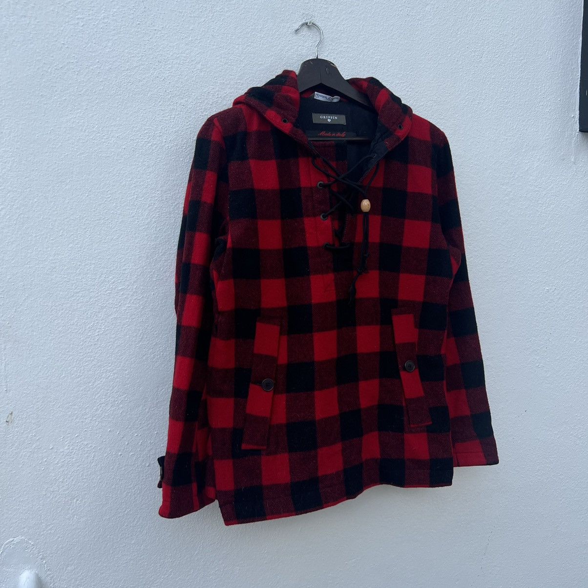 Griffin TARTAN DESIGN PUNK STYLE GRIFFIN WOOL JACKET MADE IN ITALY Size US XS / EU 42 / 0 - 11 Thumbnail