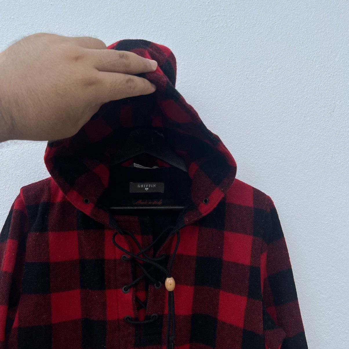 Griffin TARTAN DESIGN PUNK STYLE GRIFFIN WOOL JACKET MADE IN ITALY Size US XS / EU 42 / 0 - 16 Thumbnail