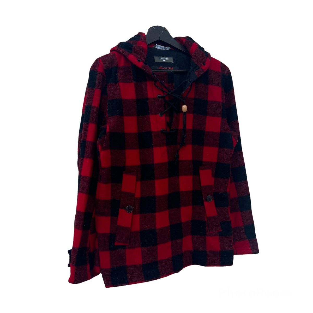 Griffin TARTAN DESIGN PUNK STYLE GRIFFIN WOOL JACKET MADE IN ITALY Size US XS / EU 42 / 0 - 5 Thumbnail
