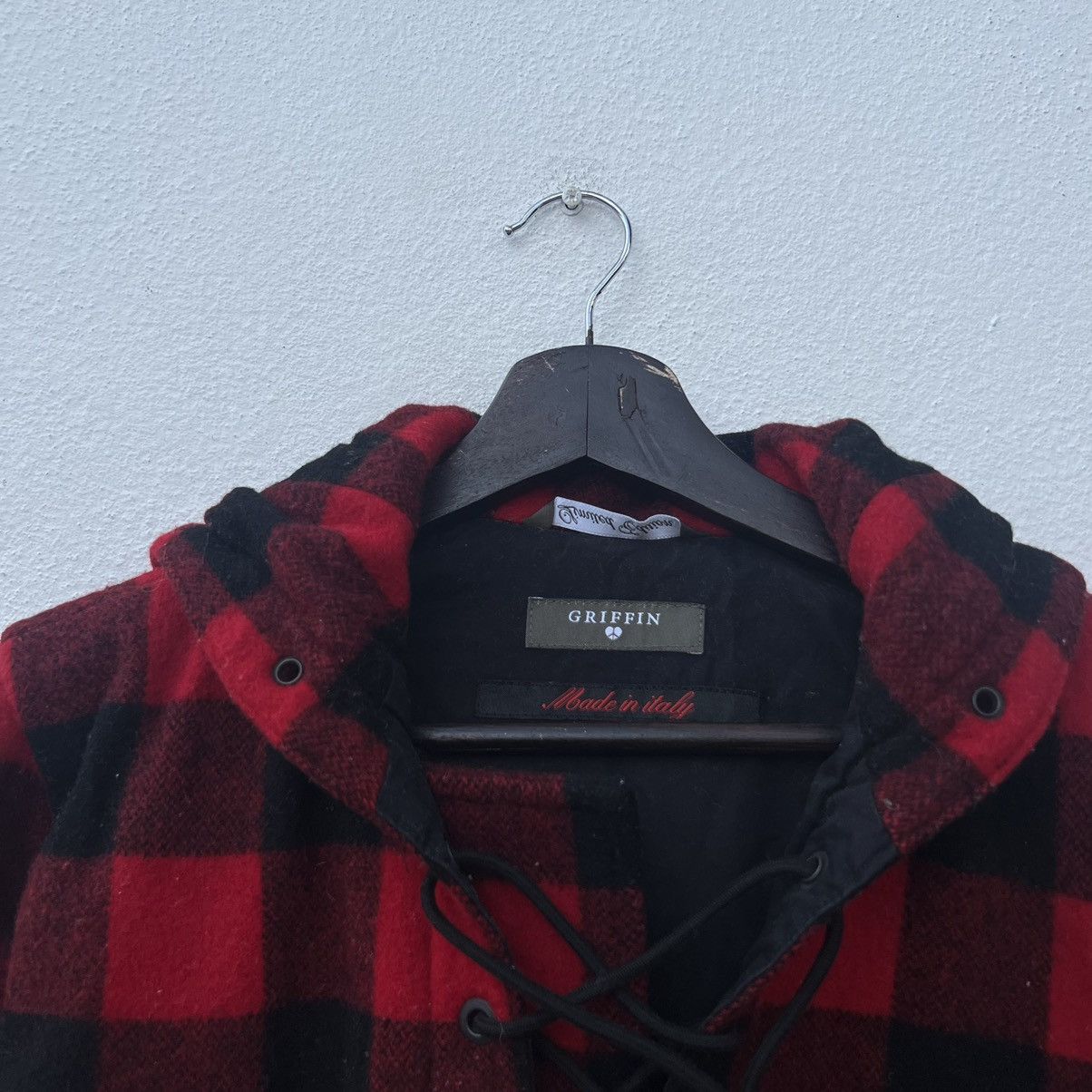 Griffin TARTAN DESIGN PUNK STYLE GRIFFIN WOOL JACKET MADE IN ITALY Size US XS / EU 42 / 0 - 12 Thumbnail