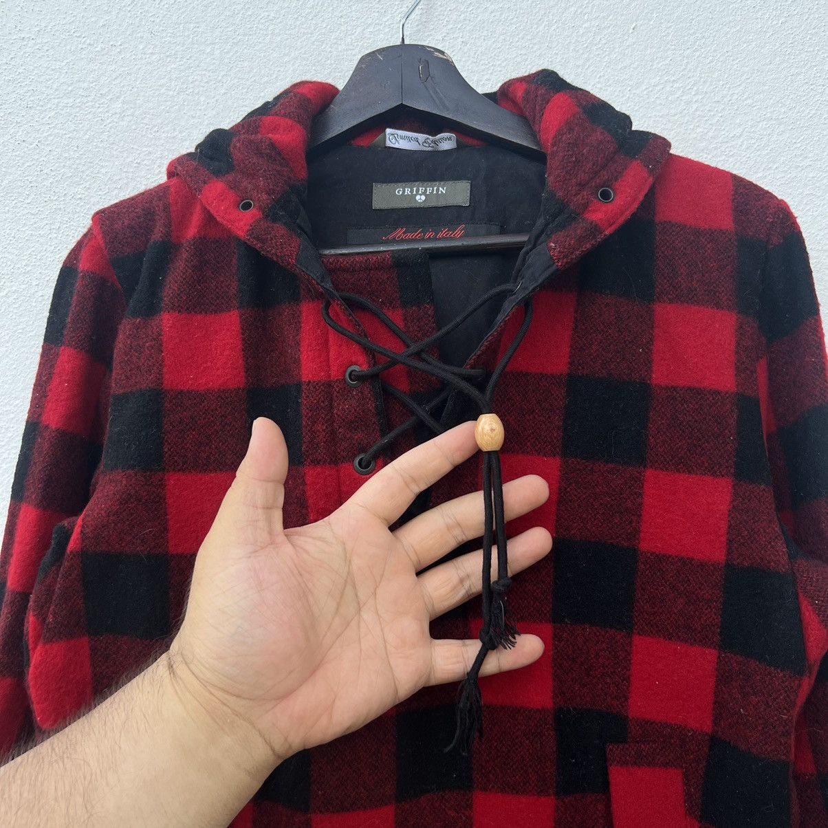 Griffin TARTAN DESIGN PUNK STYLE GRIFFIN WOOL JACKET MADE IN ITALY Size US XS / EU 42 / 0 - 9 Thumbnail
