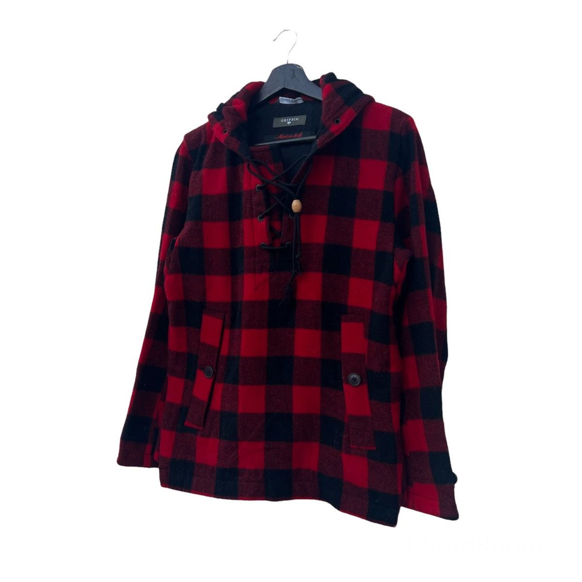 Griffin TARTAN DESIGN PUNK STYLE GRIFFIN WOOL JACKET MADE IN ITALY Size US XS / EU 42 / 0 - 2 Thumbnail