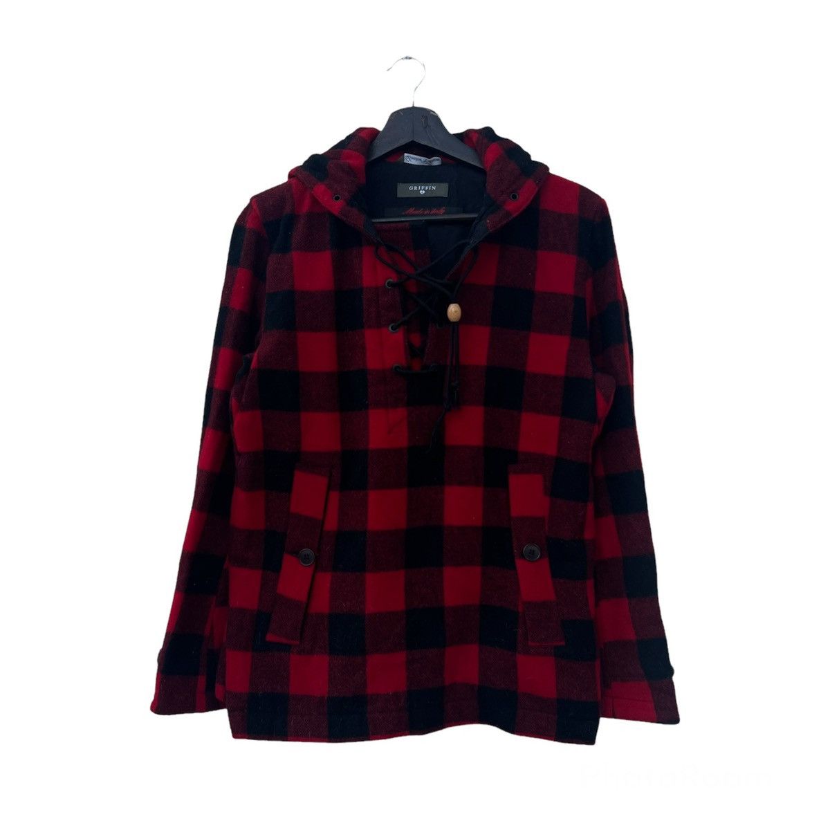 Griffin TARTAN DESIGN PUNK STYLE GRIFFIN WOOL JACKET MADE IN ITALY Size US XS / EU 42 / 0 - 1 Thumbnail