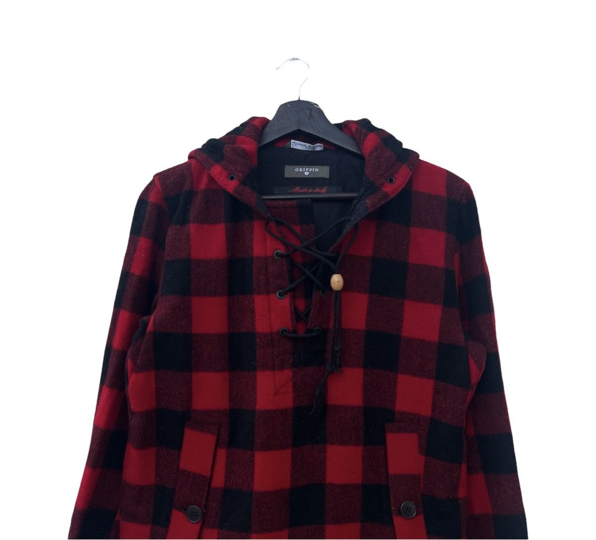 Griffin TARTAN DESIGN PUNK STYLE GRIFFIN WOOL JACKET MADE IN ITALY Size US XS / EU 42 / 0 - 3 Thumbnail