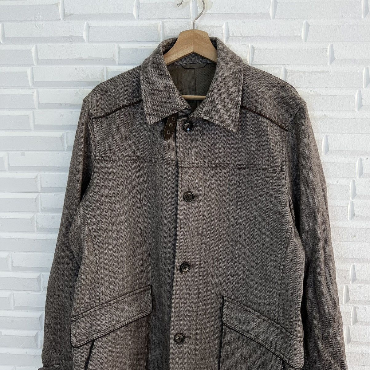 Japanese Brand VINTAGE INTERMEZZO ZIPPER JACKET INSPIRED BY ISSEY MIYAKE Size US L / EU 52-54 / 3 - 3 Thumbnail