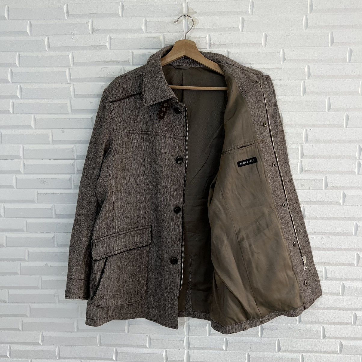 Japanese Brand VINTAGE INTERMEZZO ZIPPER JACKET INSPIRED BY ISSEY MIYAKE Size US L / EU 52-54 / 3 - 12 Thumbnail