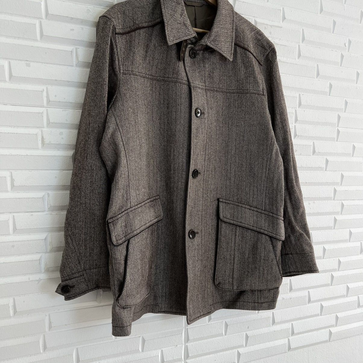 Japanese Brand VINTAGE INTERMEZZO ZIPPER JACKET INSPIRED BY ISSEY MIYAKE Size US L / EU 52-54 / 3 - 4 Thumbnail