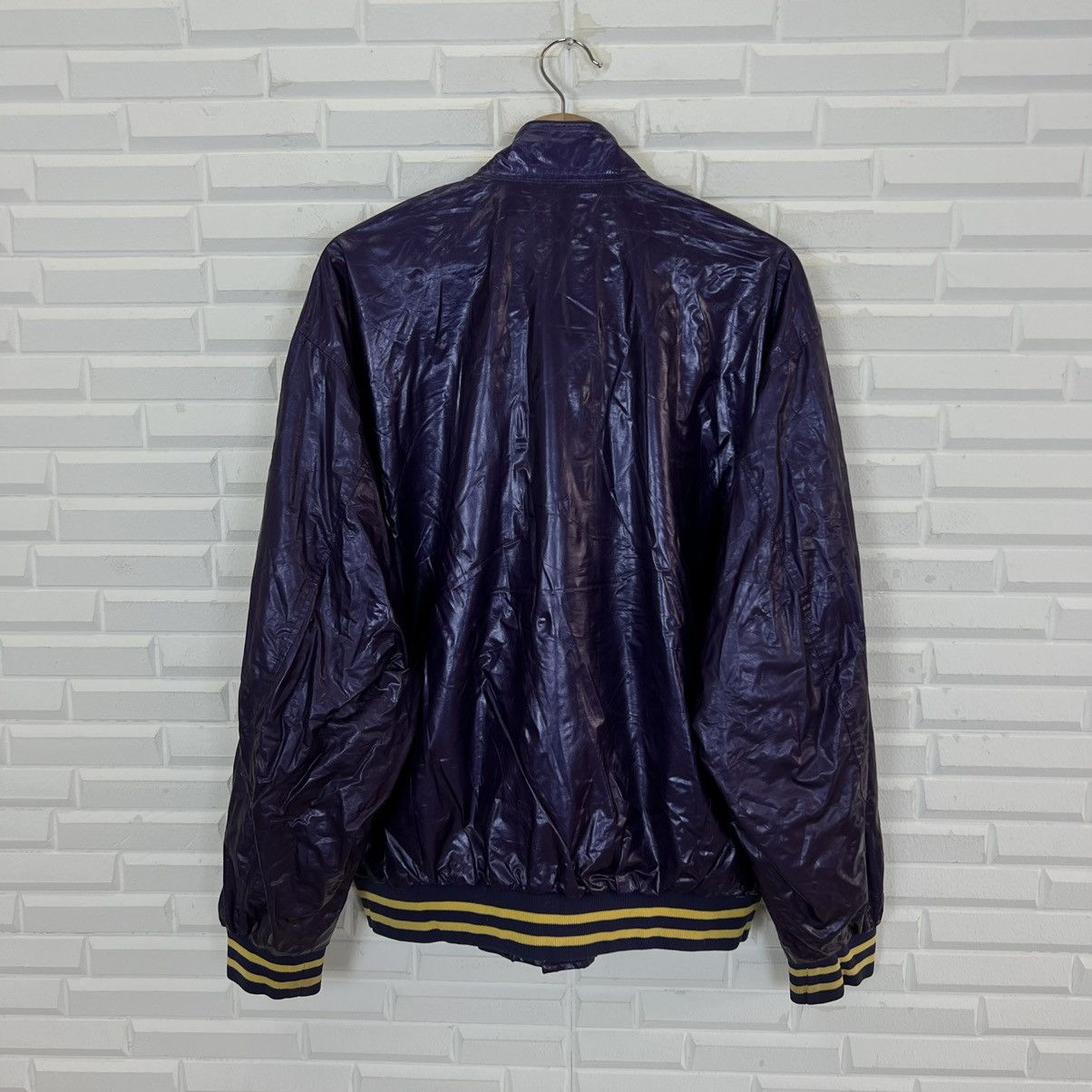 Japanese Brand VINTAGE RAWLINGS SUKAJAN STYLE ZIPPER JACKET Size US M / EU 48-50 / 2 - 8 Thumbnail